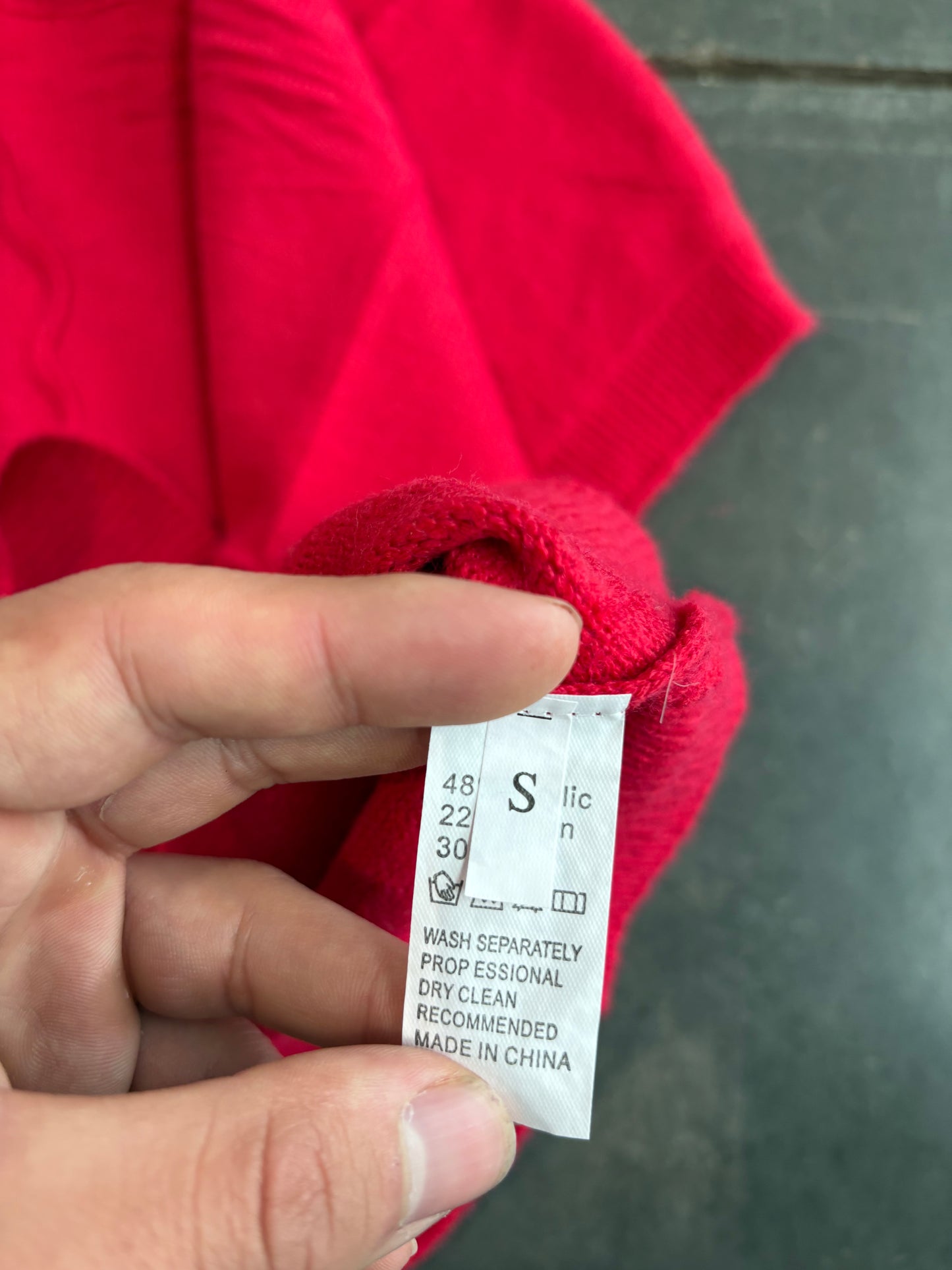 Cropped Wool Sweater