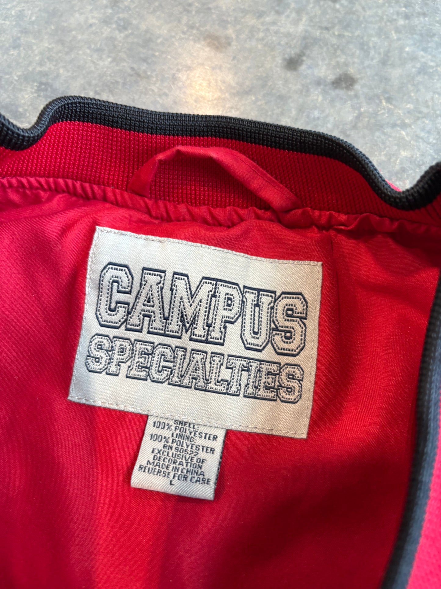 Vintage Y2K Utah Utes Varisty Windbreaker Jacket