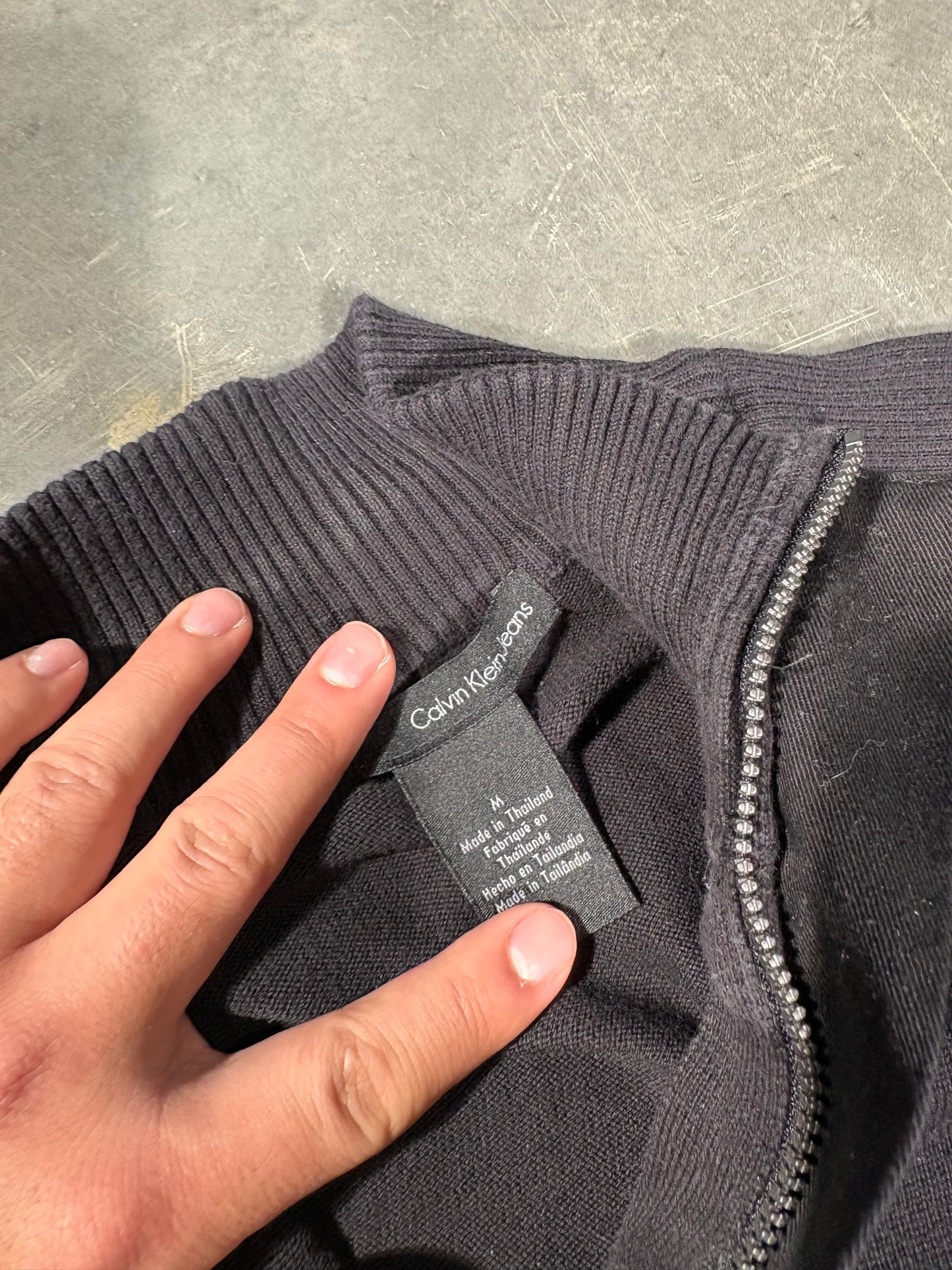 Calvin Klein Quarter Zip Sweater