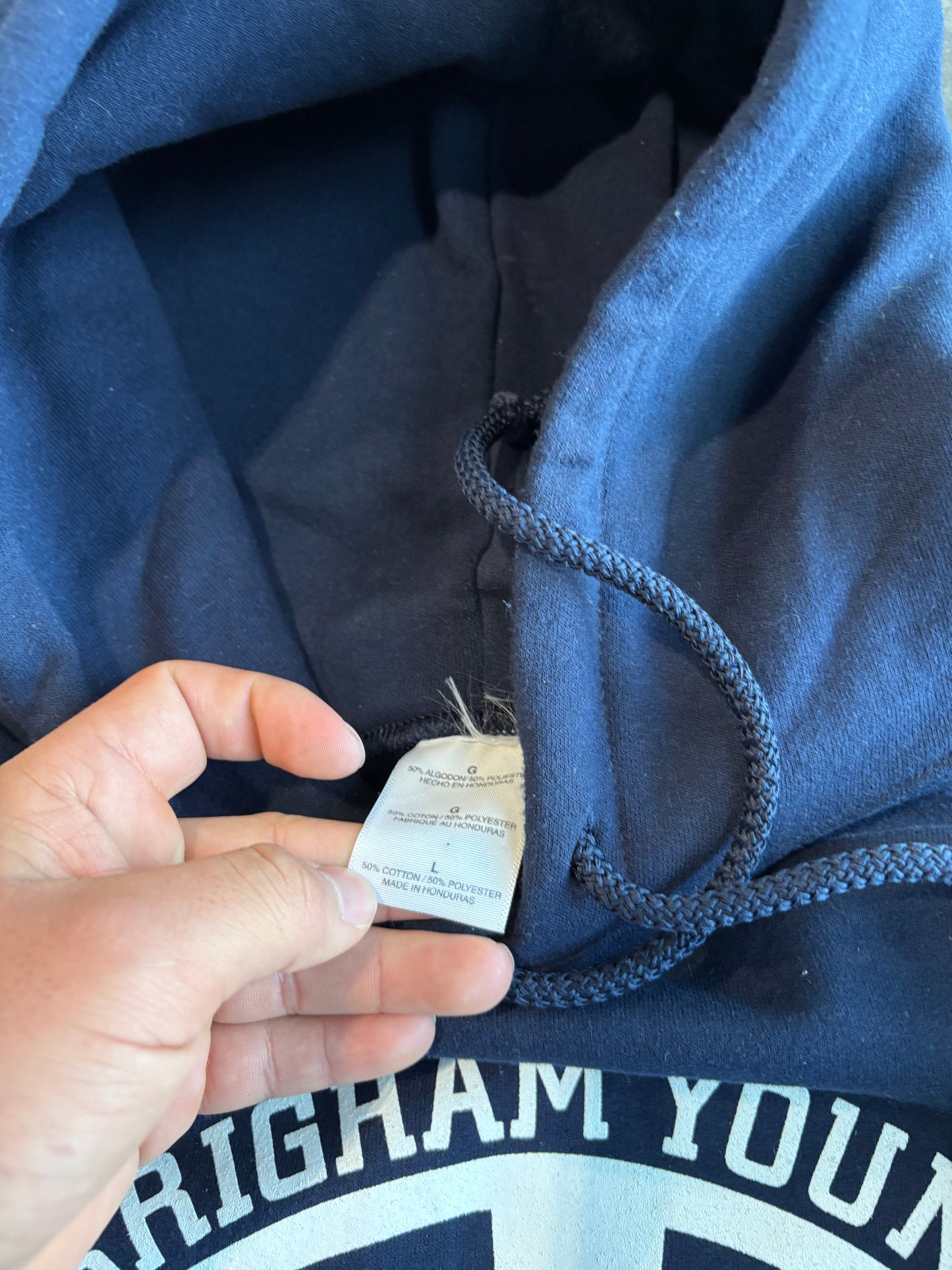 Y2K BYU Cougars Graphic Hoodie