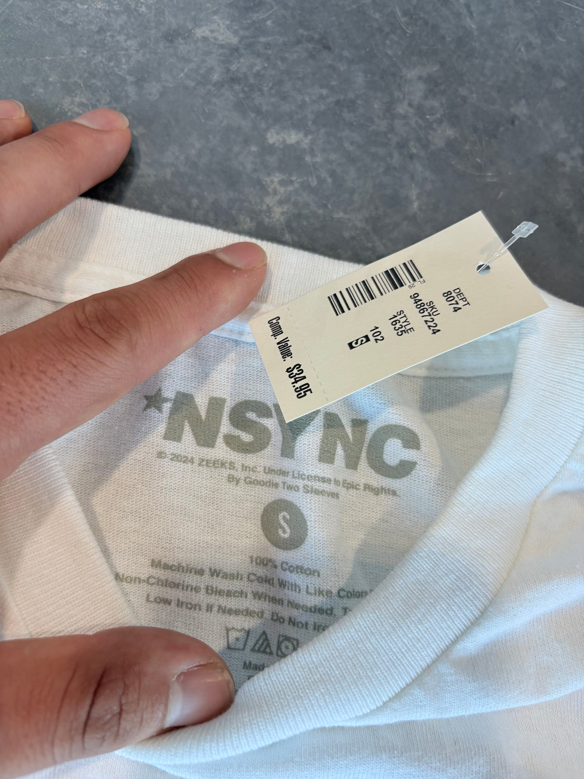 NSYNC Graphic Tee New With Tags