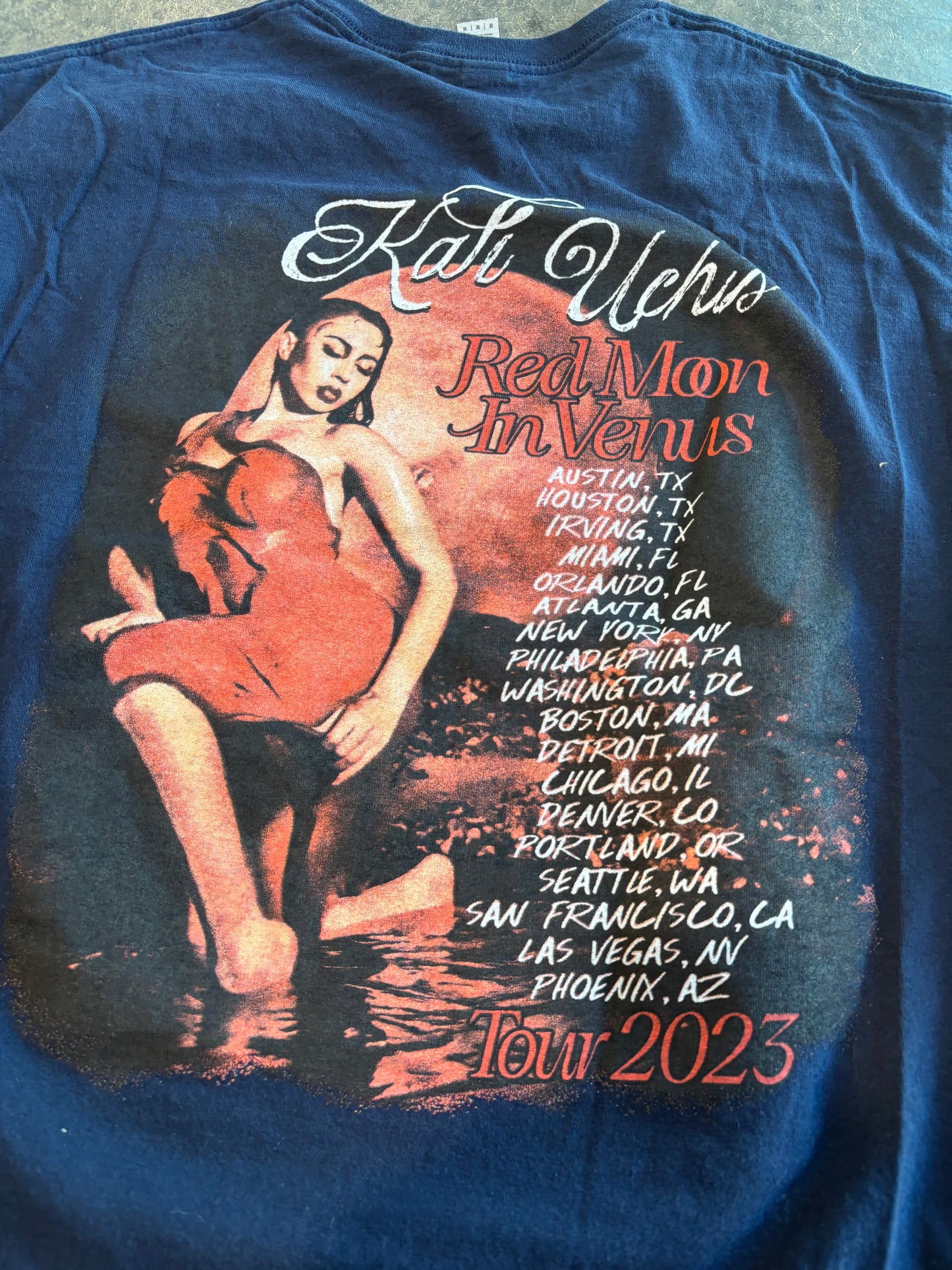 Kali Uchis 2023 Red Moon in Venus Tour Graphic Tee