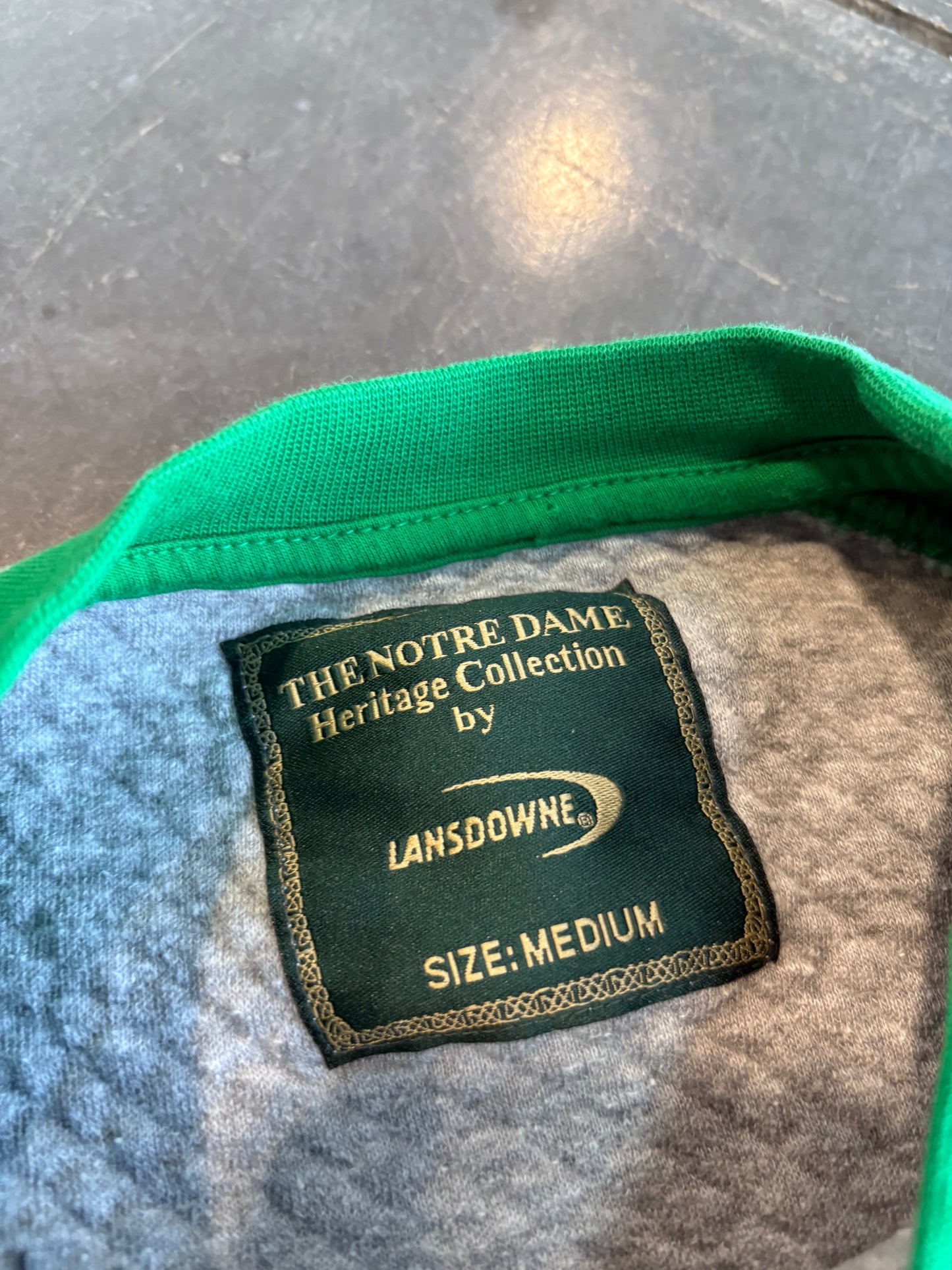 Y2K Notre Dame Irish Graphic Tee Gildan Sweater