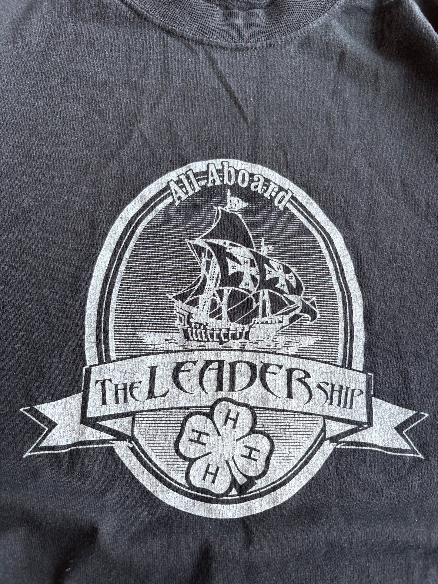 Leader Ship Grunge Graphic Tee