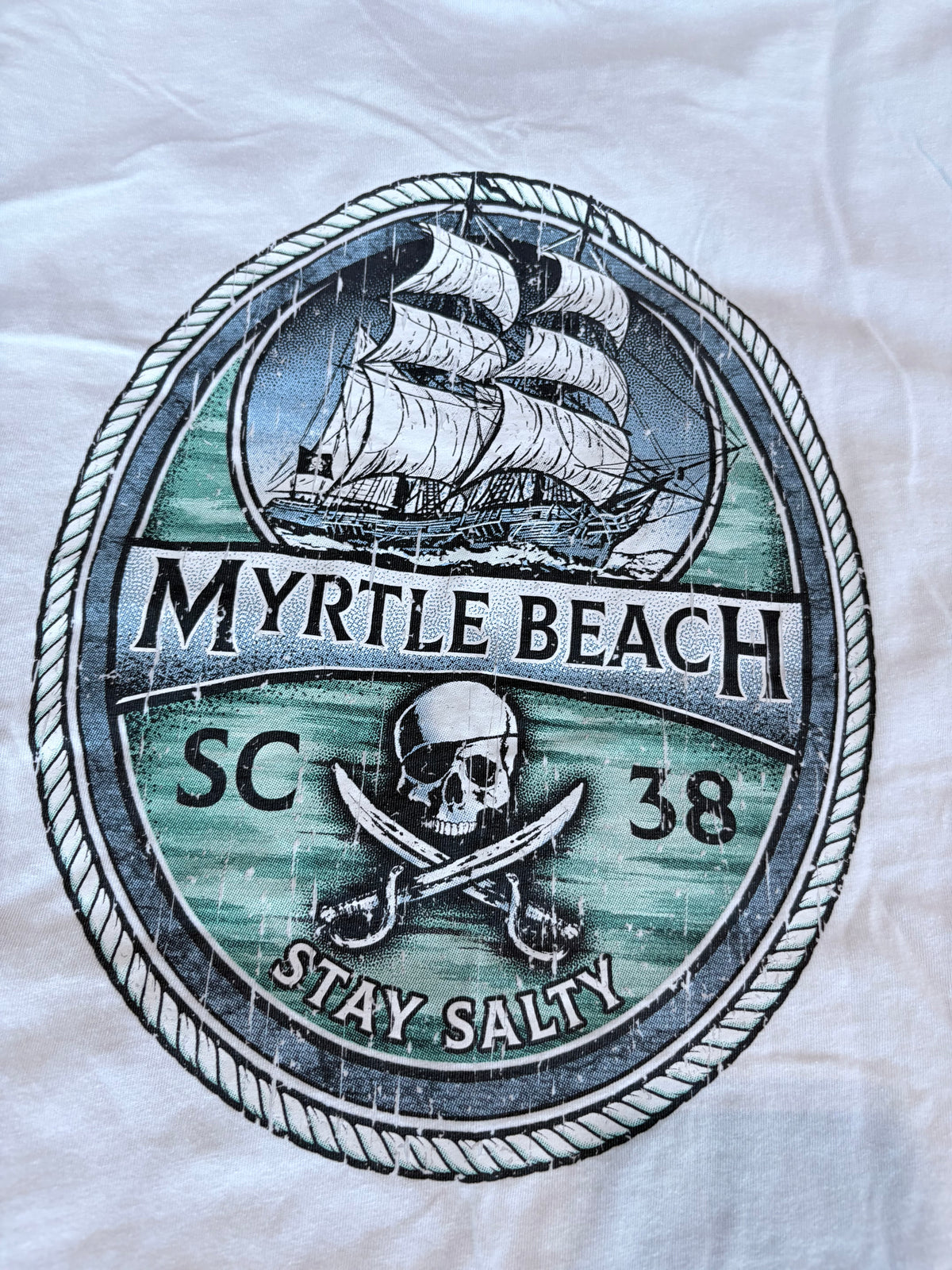 Myrtle Beach Pirate Graphic Tee