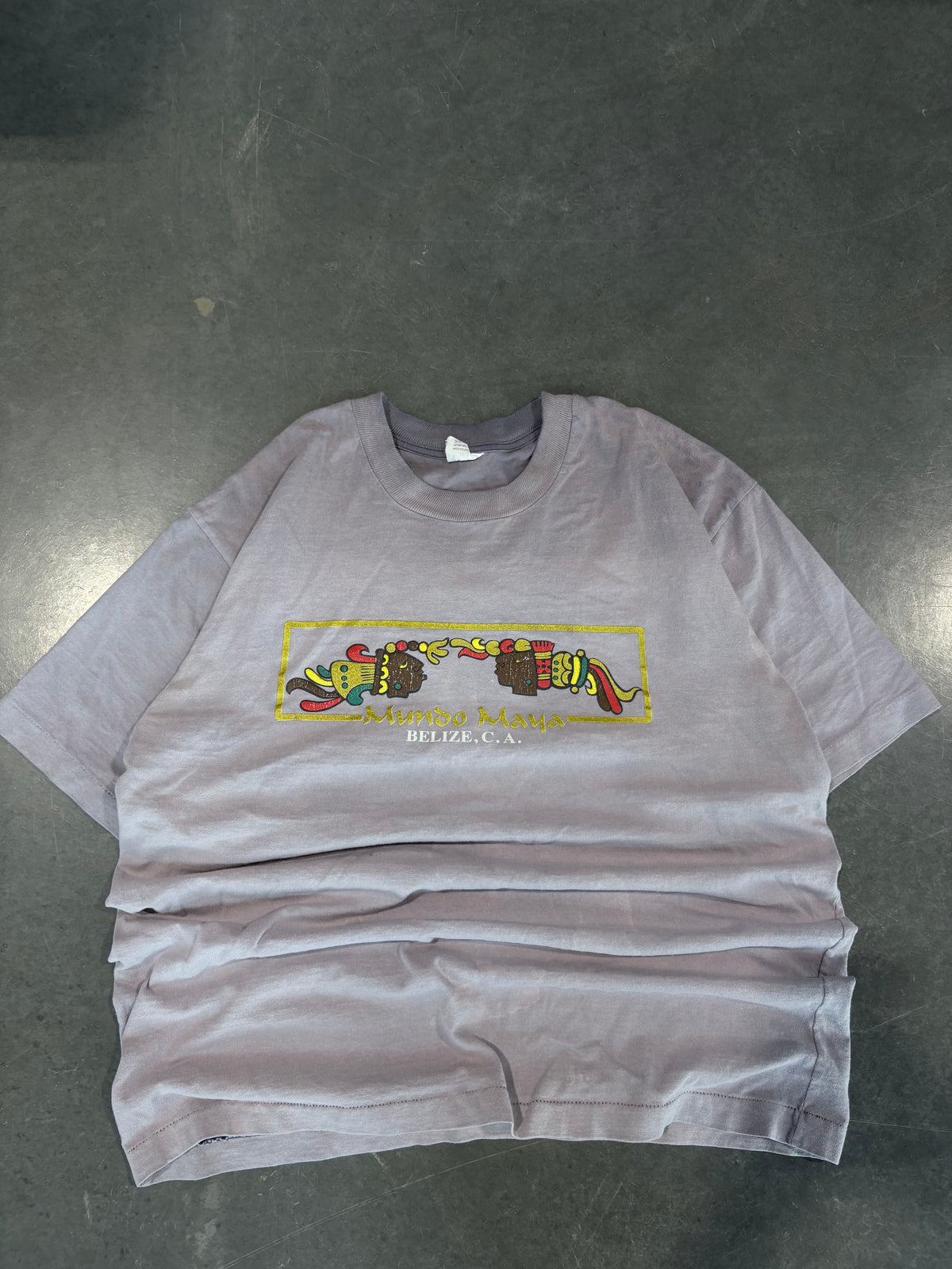 Vintage Mundo Maya Tribal Graphic Tee