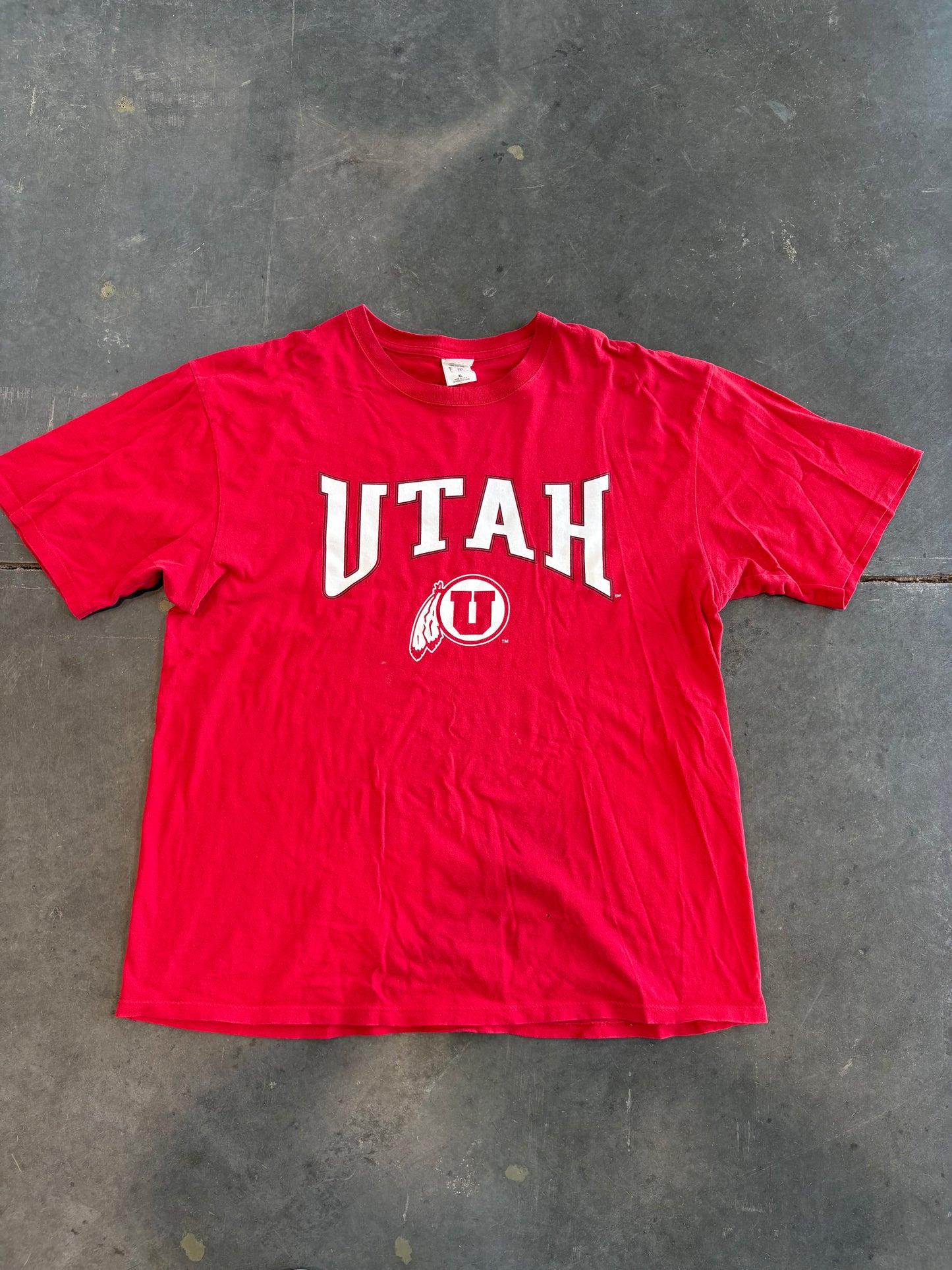 Vintage Y2K Utah Utes Graphic Tee