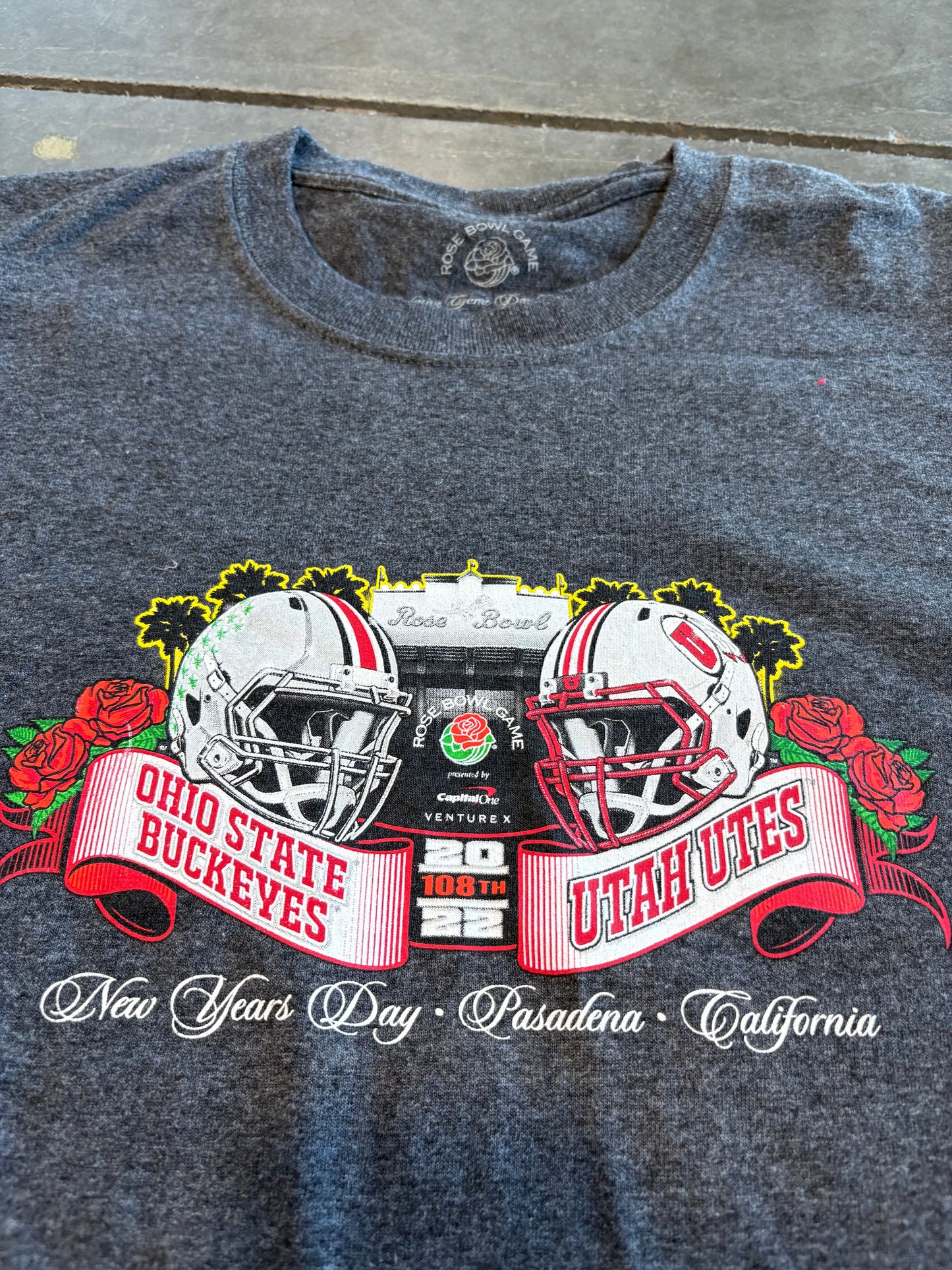 2022 Rose Bowl Utah Utes vs Ohio Buckeyes Graphic Tee