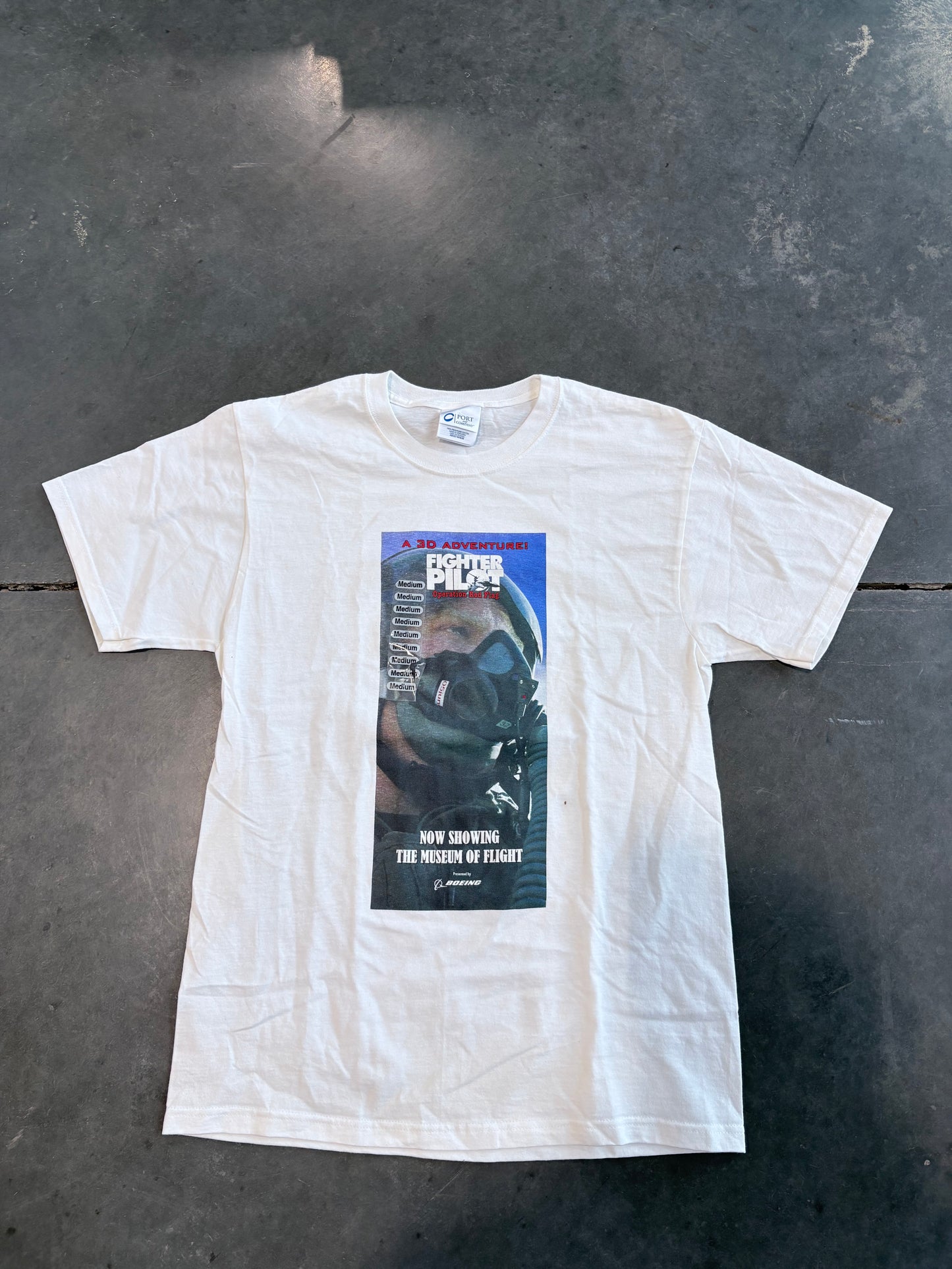 Y2K Fighter Pilot Promo Graphic Tee