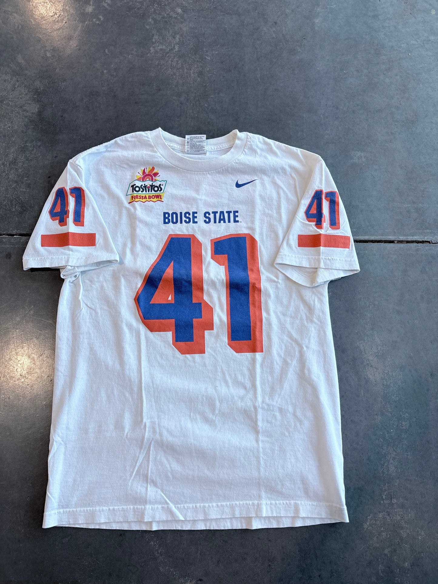 Y2K Boise State Broncos Tostitos Bowl Nike Team Football Jersey Graphic Tee