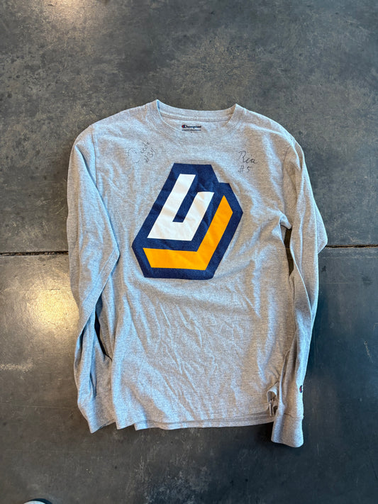 Utah Jazz Singed Long Sleeve