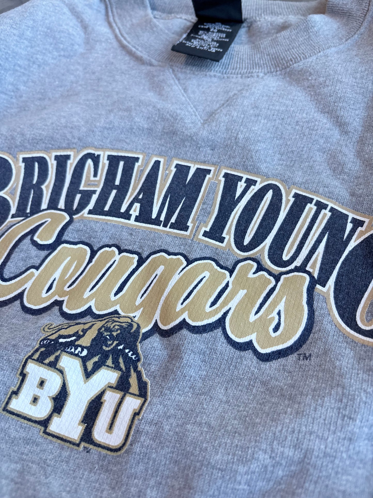 Vintage Y2K BYU Cougars Starter Graphic Sweater