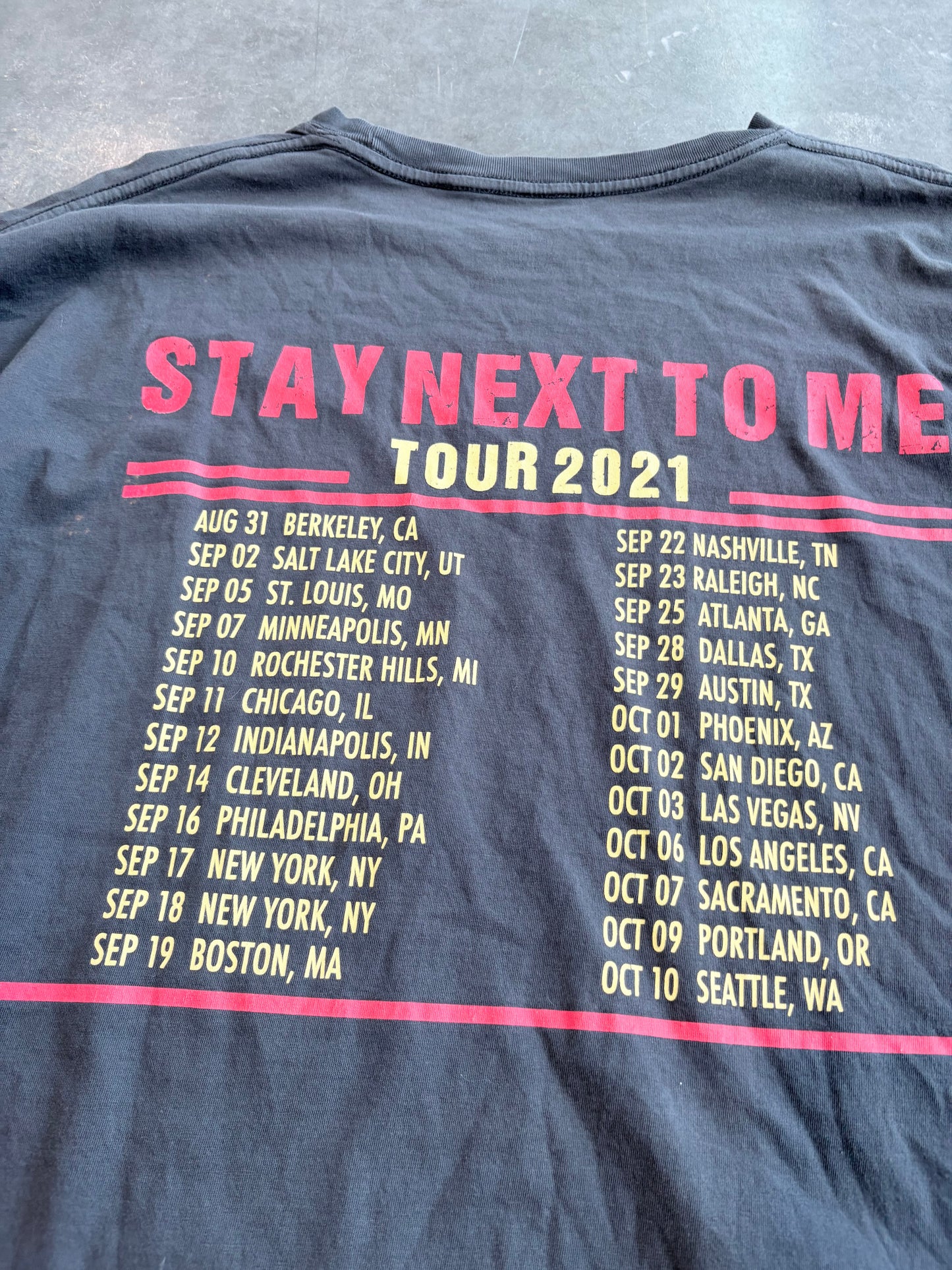 Quinn XCII x Chelsea Cutler Tour Graphic Tee