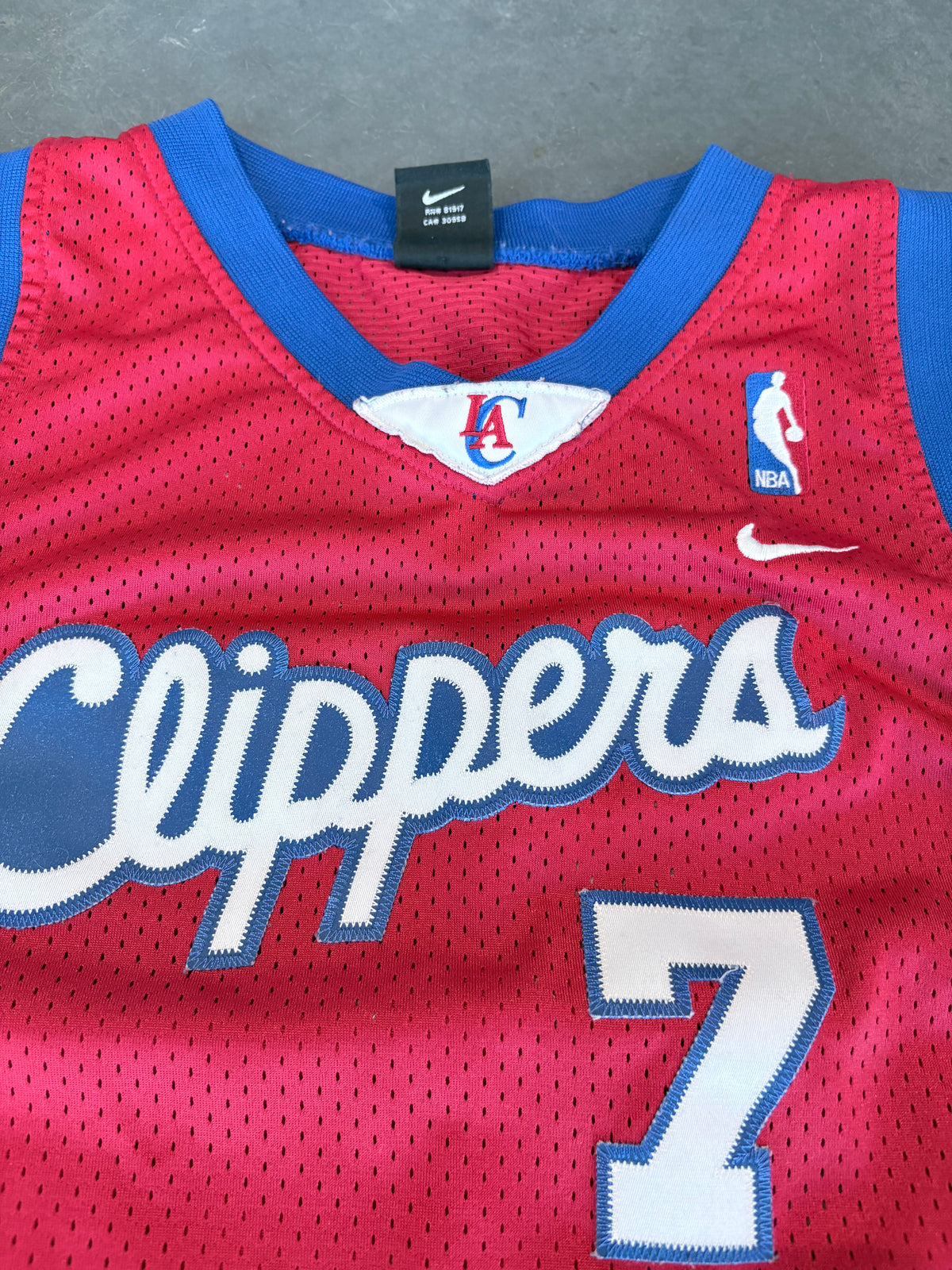Y2K LA Clippers Nike Team #7 Odom Jersey