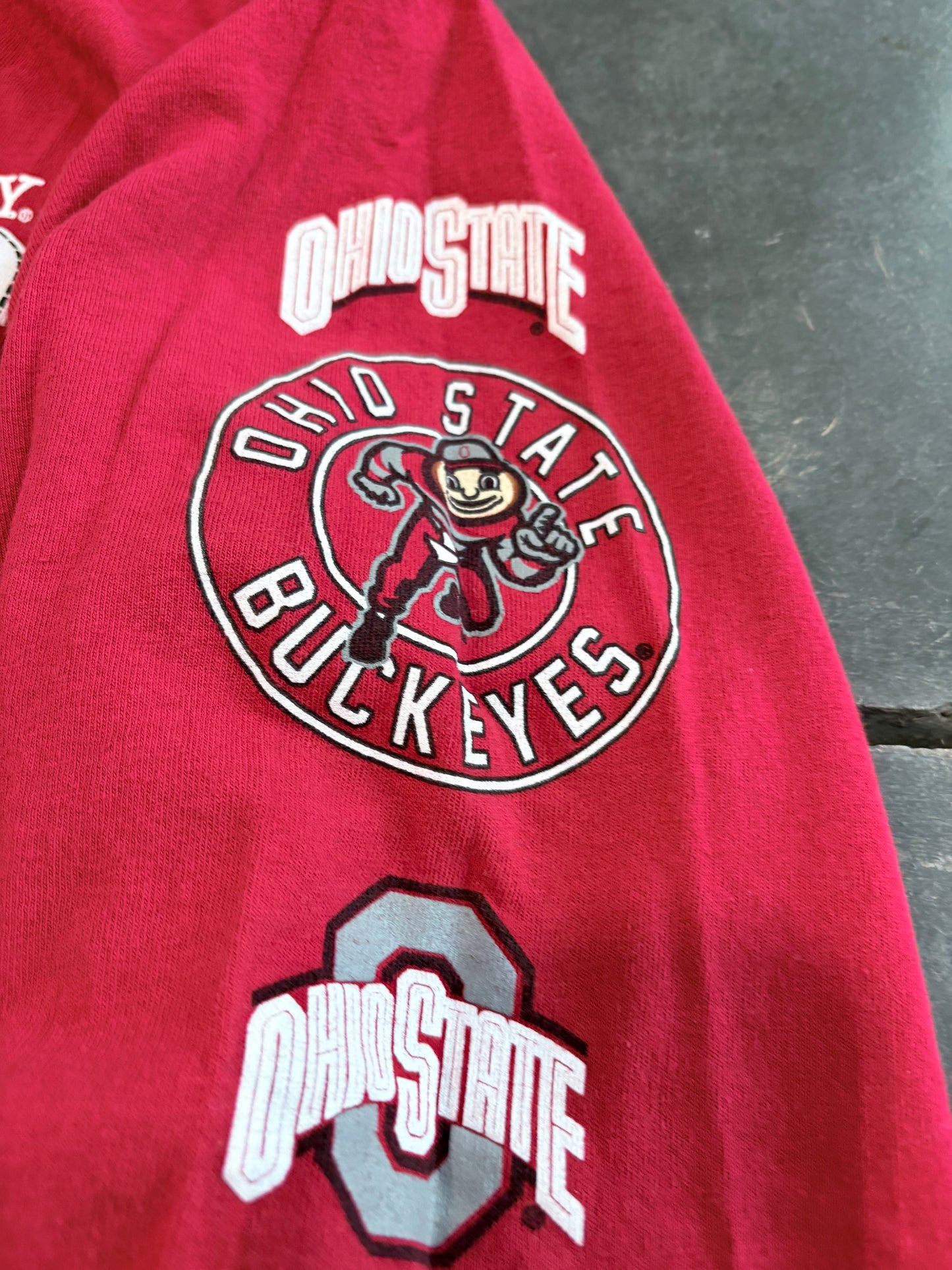 Y2K Ohio State Buckeyes Graphic Long Sleeve
