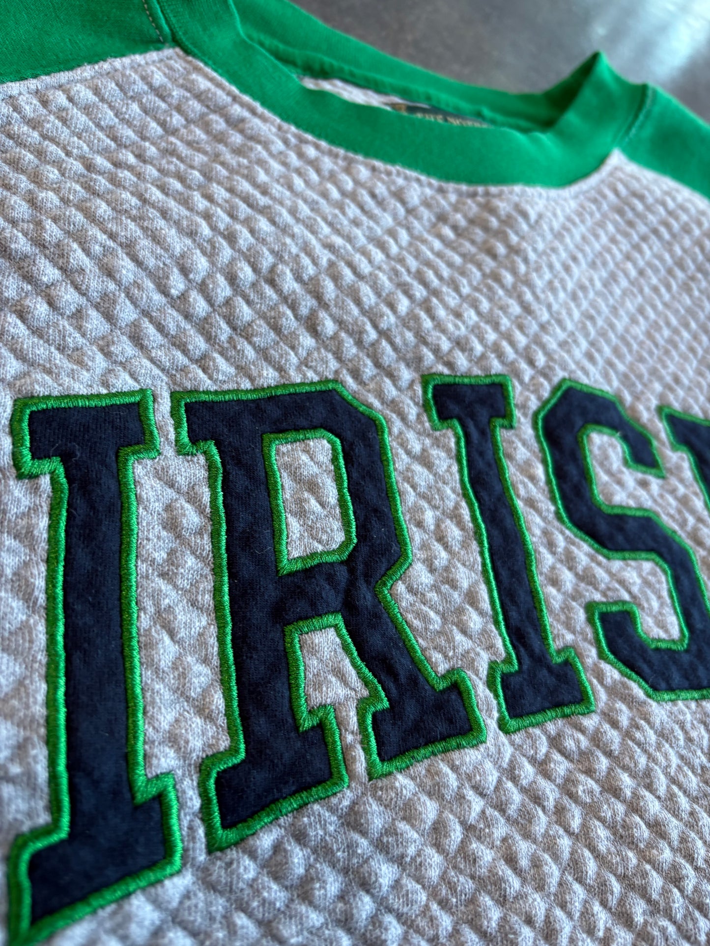 Y2K Notre Dame Irish Graphic Tee Gildan Sweater