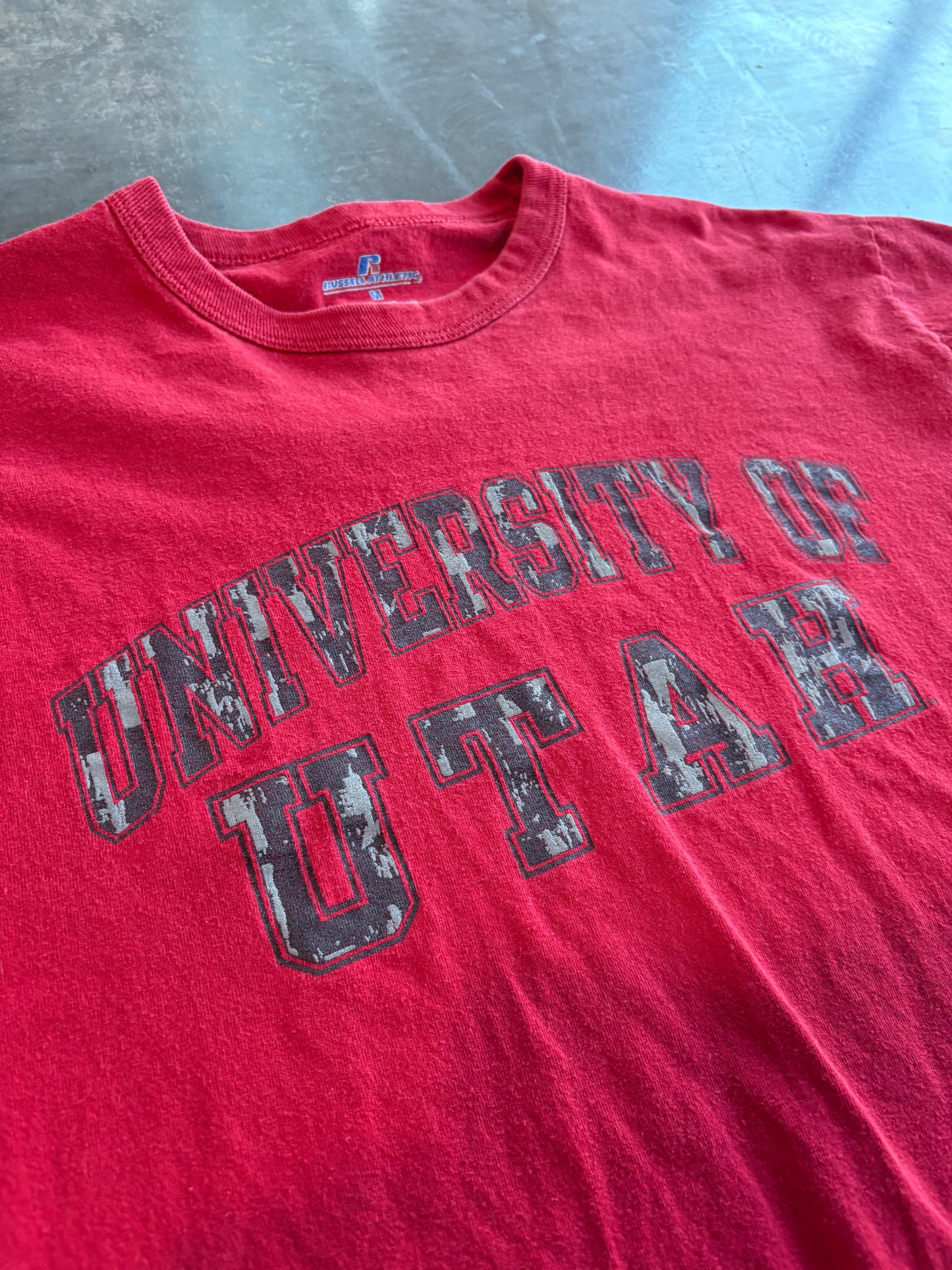 Utah Utes Vintage 90s Camo Graphic Tee