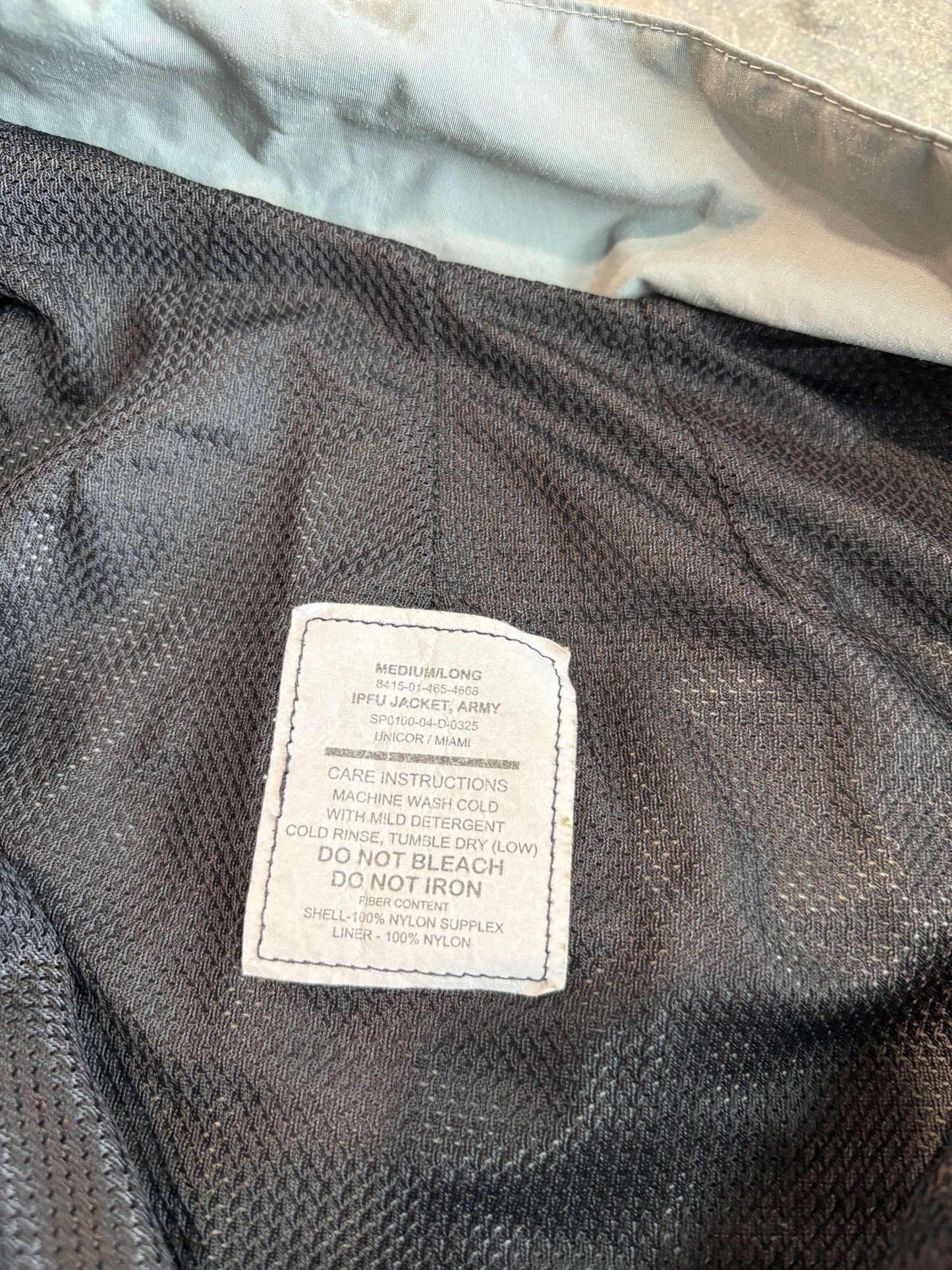 Y2K US Army Raincoat
