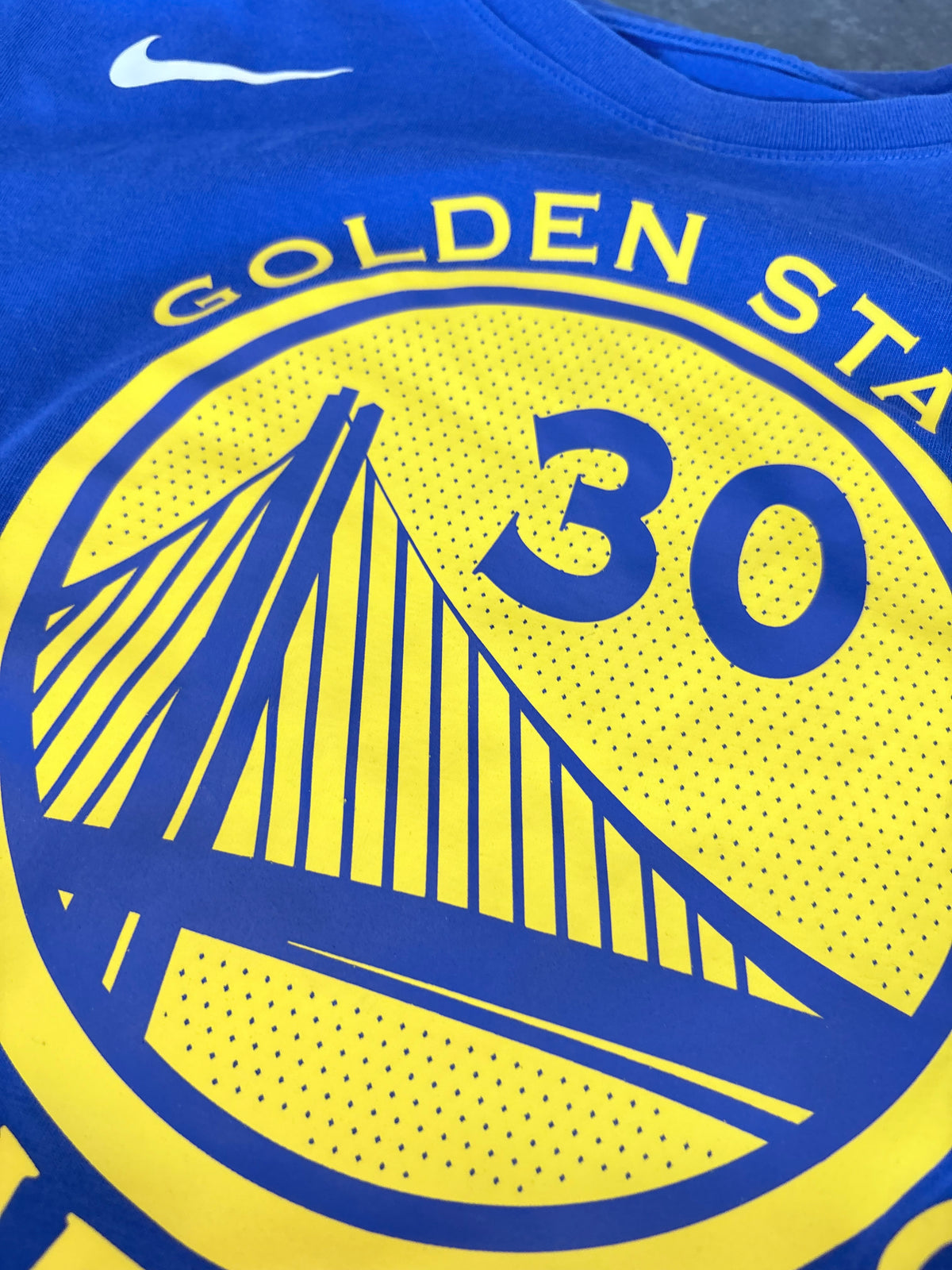 Golden State Warriors #30 Curry Nike Graphic Tee