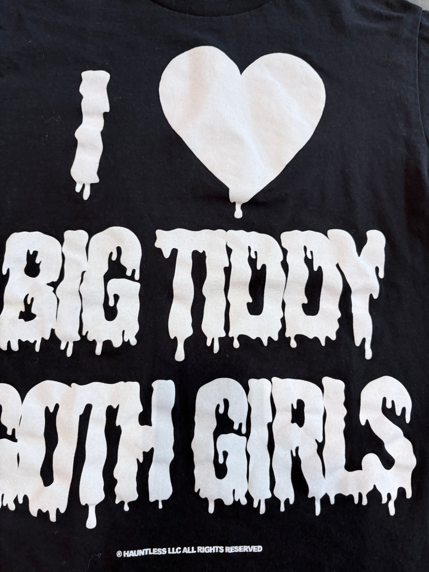 I Love Big Tiddy Goth Girls Graphic Tee