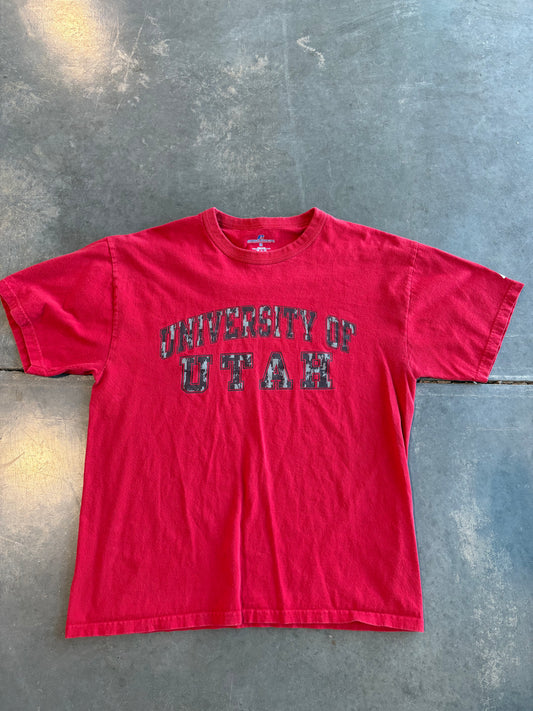 Utah Utes Vintage 90s Camo Graphic Tee