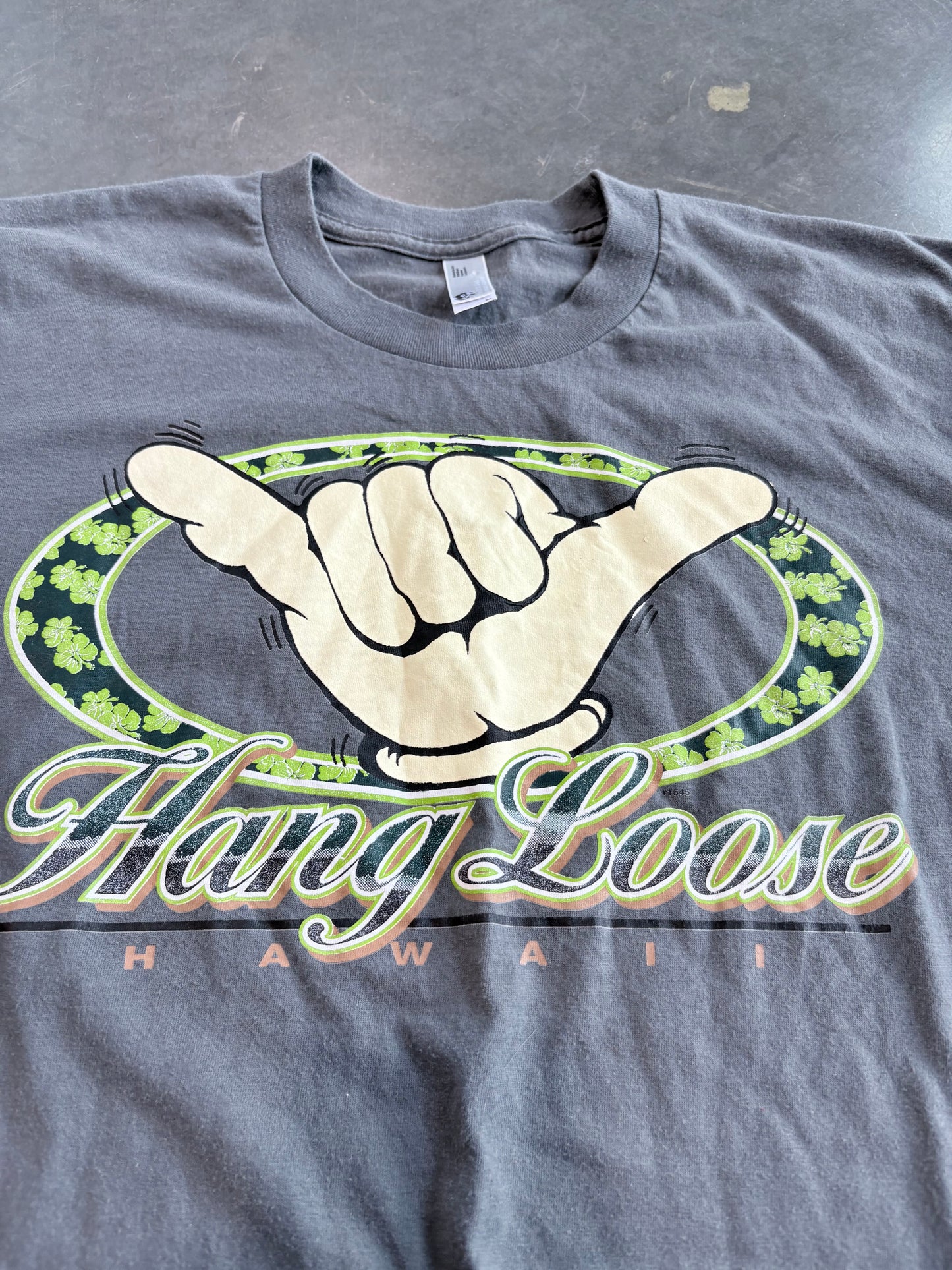 Y2K Hang Loose Hawaii Graphic Tee