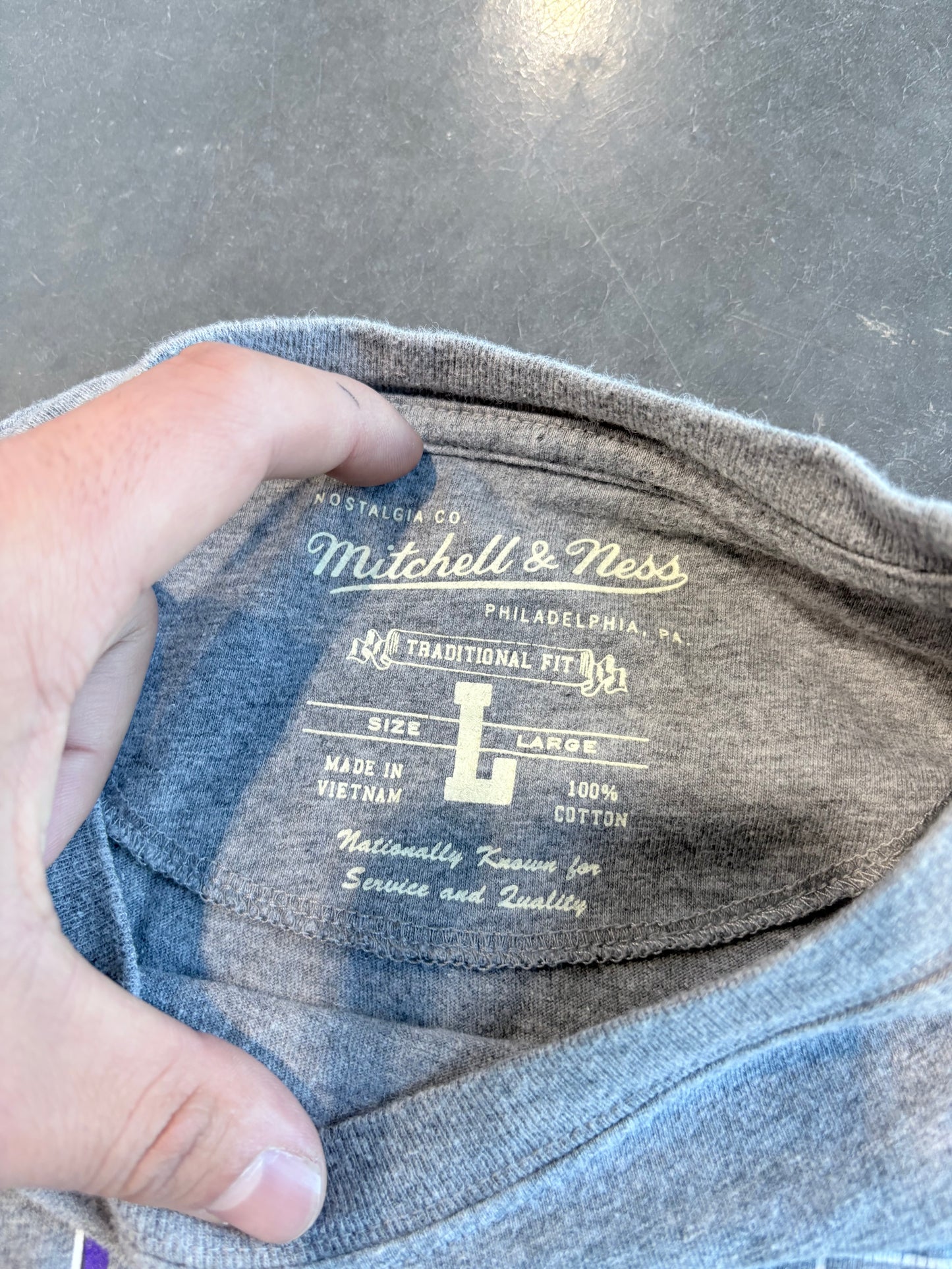 Utah Jazz Mitchell & Ness Graphic Tee