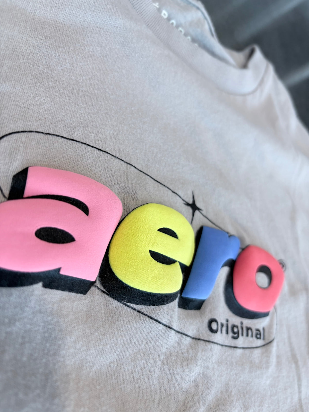 Aeropostale Y2K Puff Print Streetwear Graphic Tee