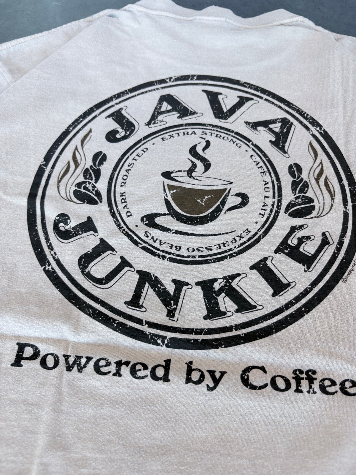 Vintage Y2K Java Junkies Graphic Tee