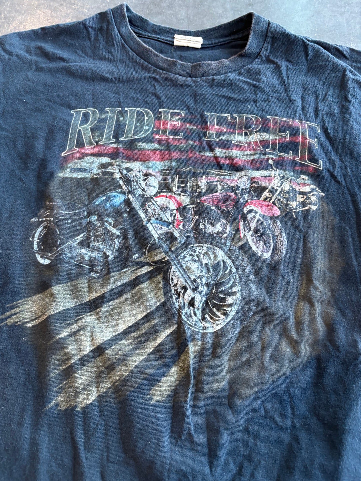 Y2K Ride Free Motocross Graphic Tee