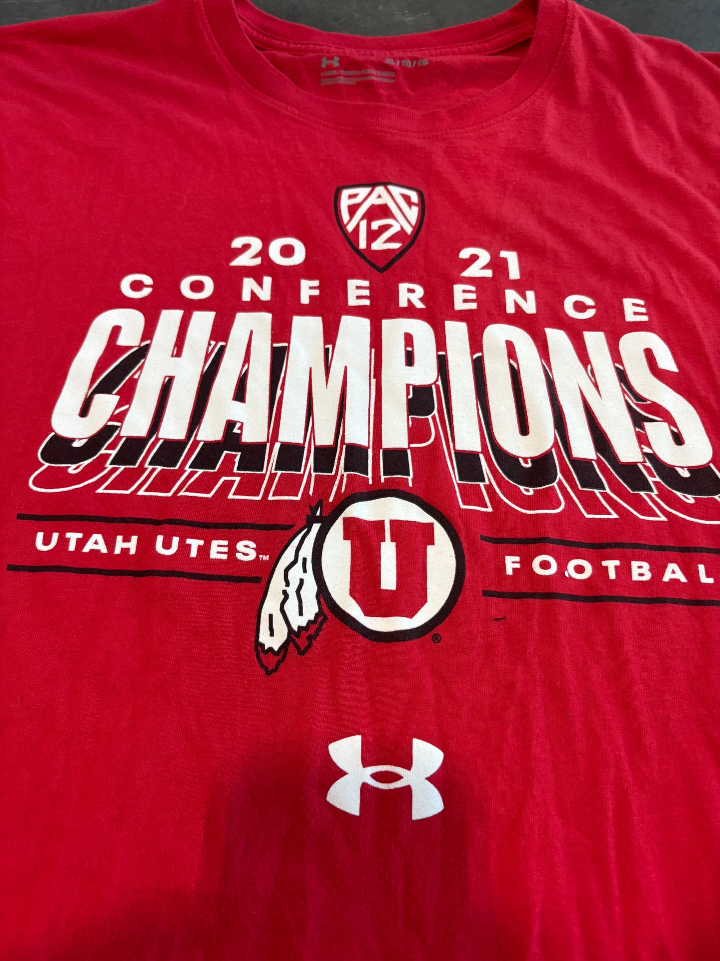 Utah Utes 2021 Conference Champions Graphic Tee