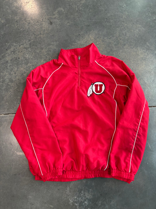 Vintage Utah Utes Varsity Windbreaker