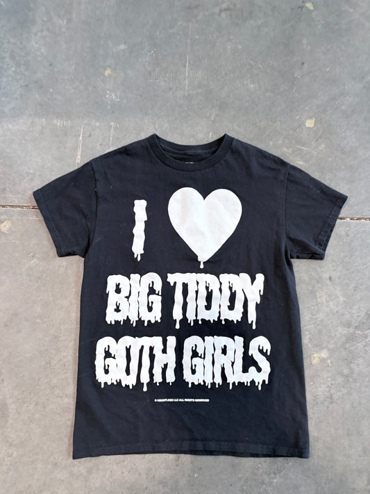 I Love Big Tiddy Goth Girls Graphic Tee