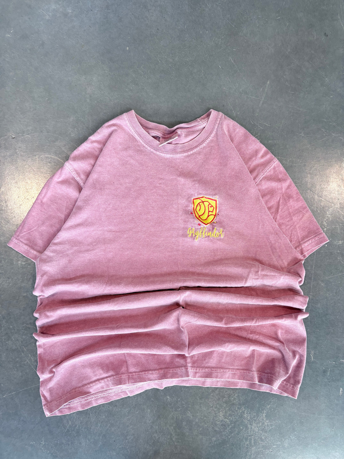 Gryffindor Chest Crest Embroidered Graphic Tee