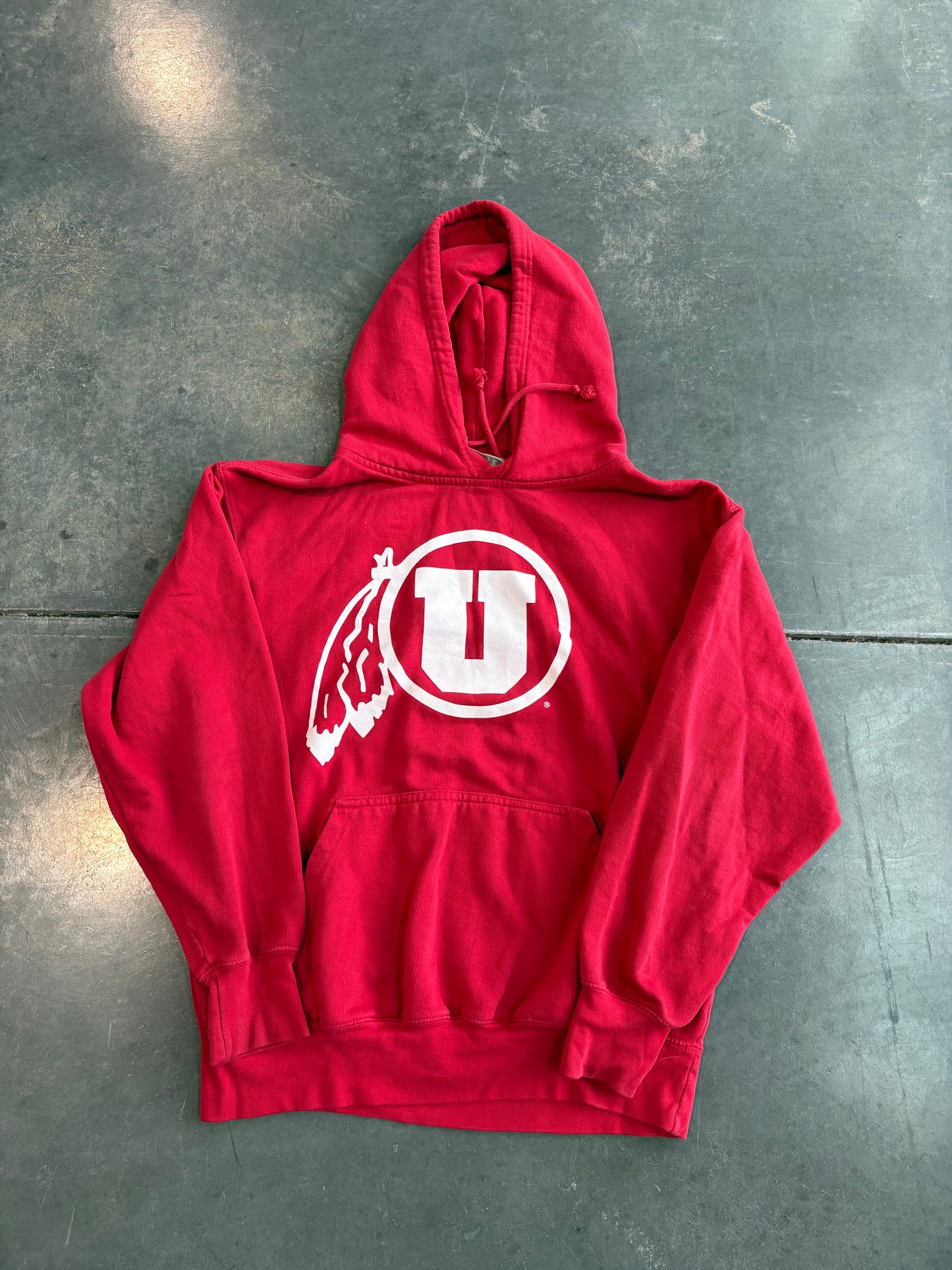 Y2K Utah Utes Logo Graphic Hoodie