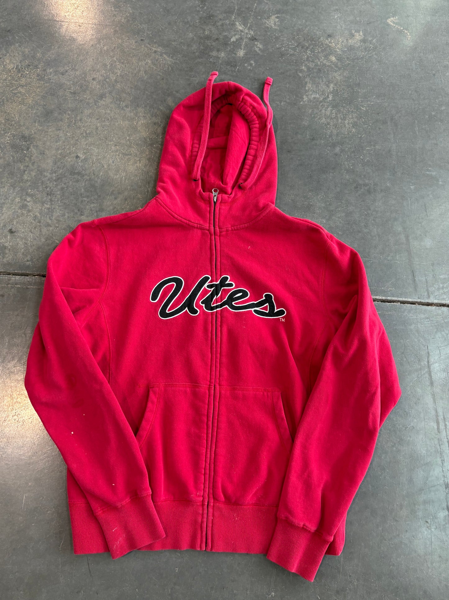 Y2K Utah Utes Zip Up Hoodie