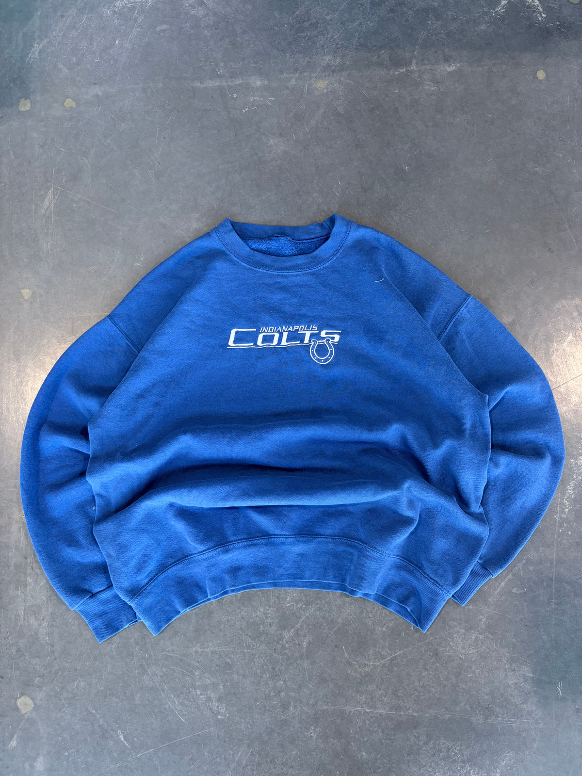 Vintage Indiana Colts Football Embroidered Graphic Sweatero