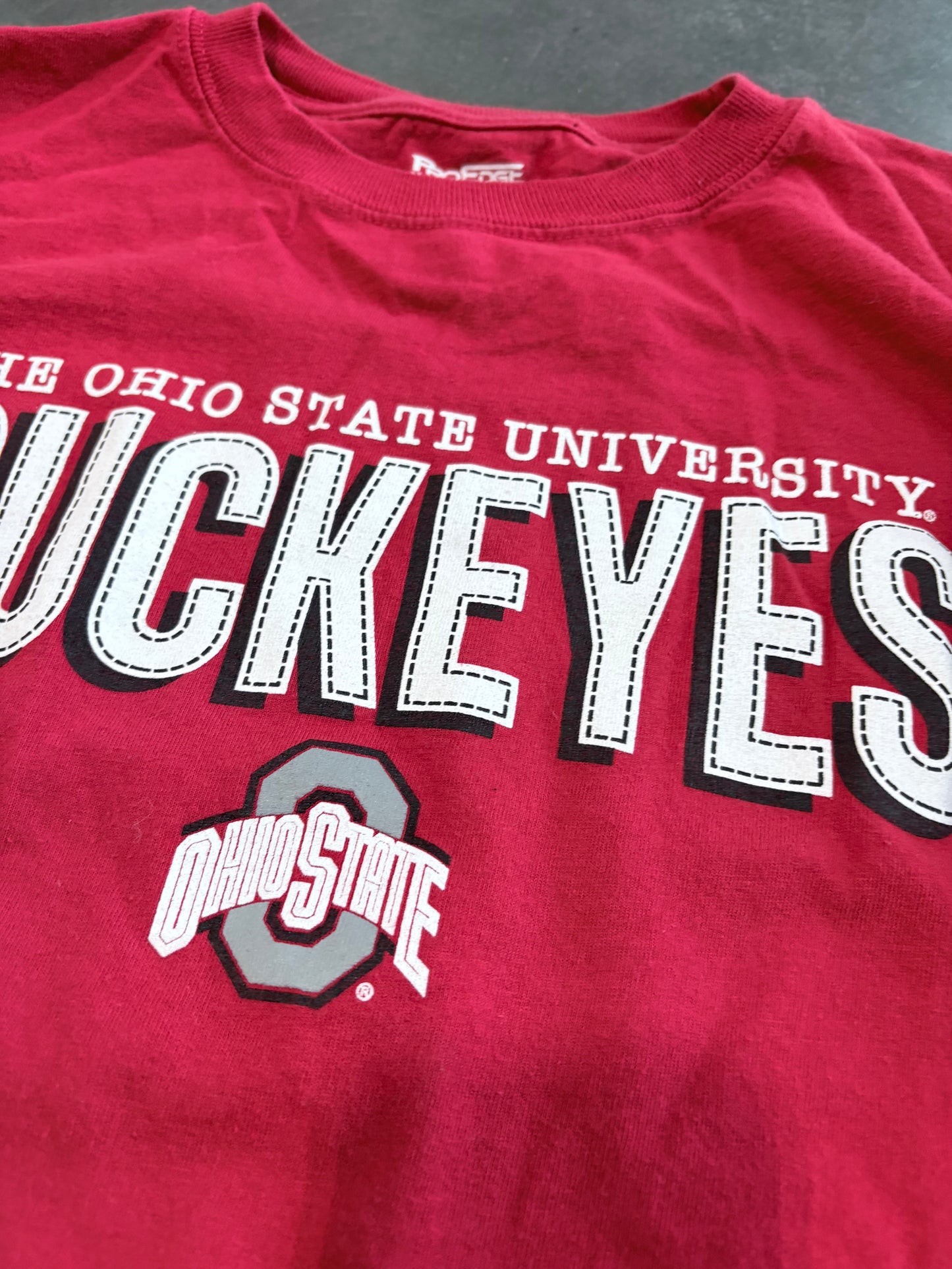 Y2K Ohio State Buckeyes Graphic Long Sleeve