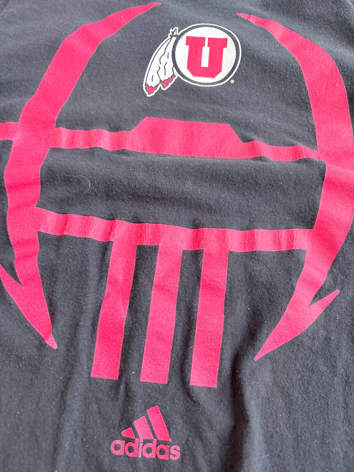 Y2K Utah Utes Football Adidas Graphic Tee
