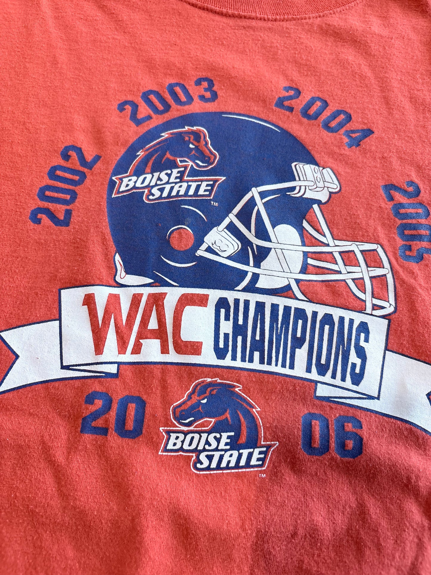 2006 Boise State Broncos WAC 5-Pete Champions Graphic Tee