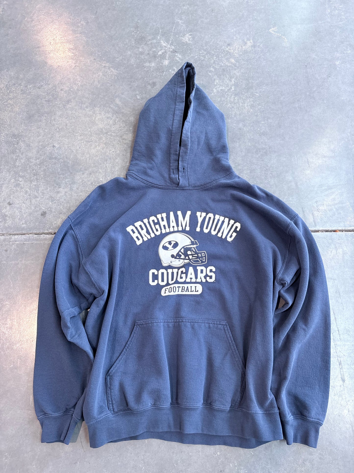Y2K BYU Cougars Football Graphic Hoodie