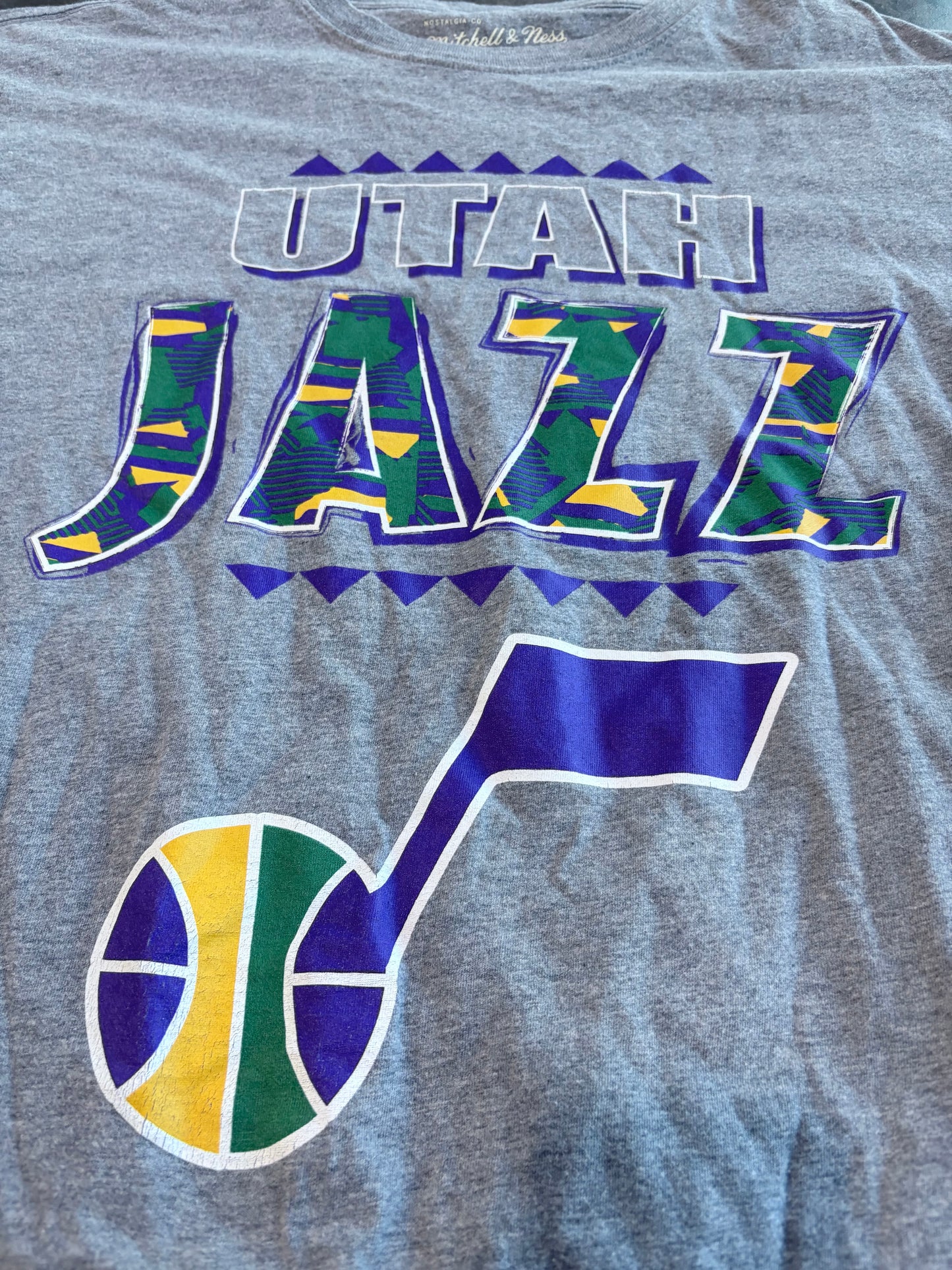 Utah Jazz Mitchell & Ness Graphic Tee