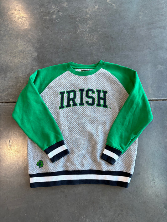 Y2K Notre Dame Irish Graphic Tee Gildan Sweater