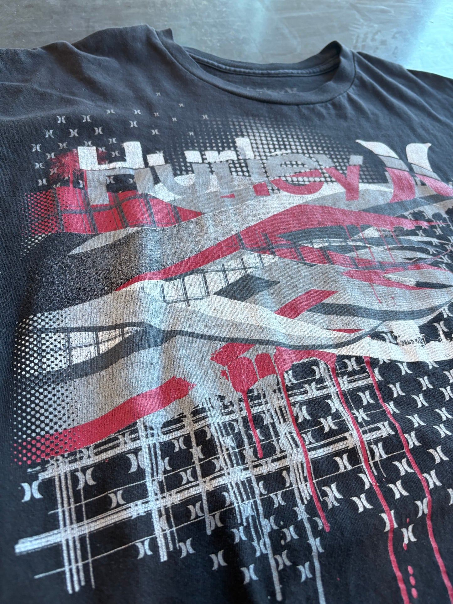 Grunge Y2K Hurley Graphic Tee