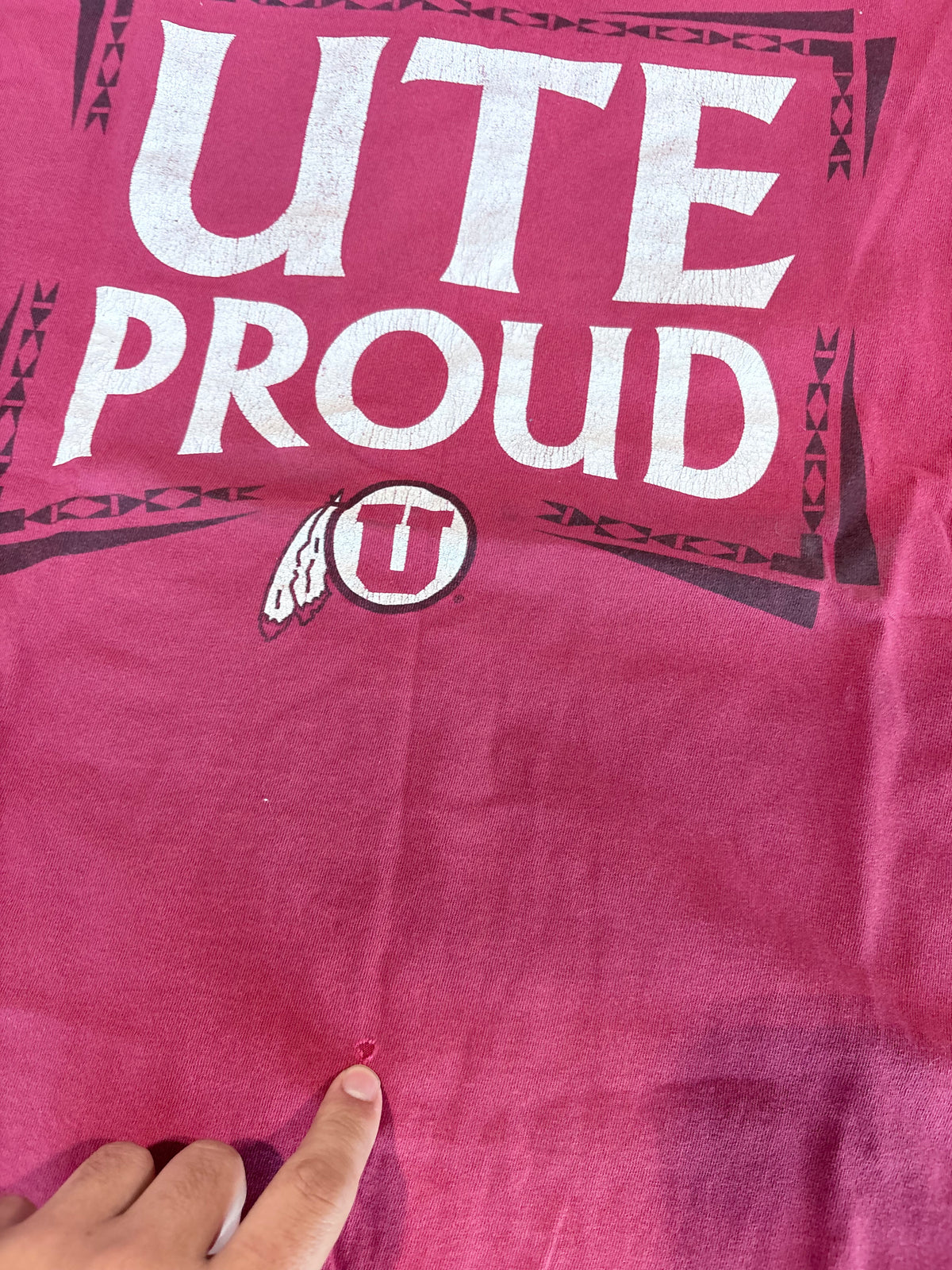 Utah Utes “Ute Proud” Tribal Graphic Tee