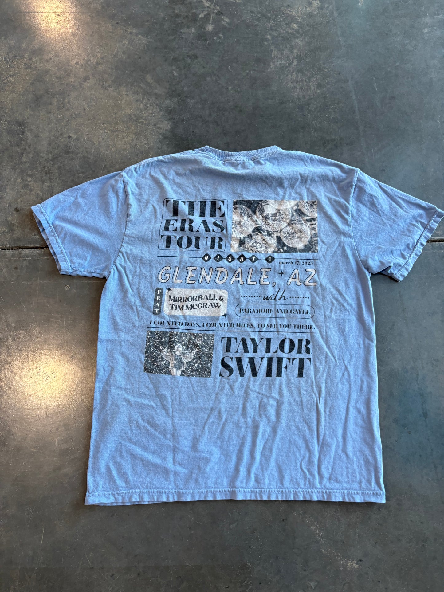 Taylor Swift The Eras Tour Night 1 Graphic Tee