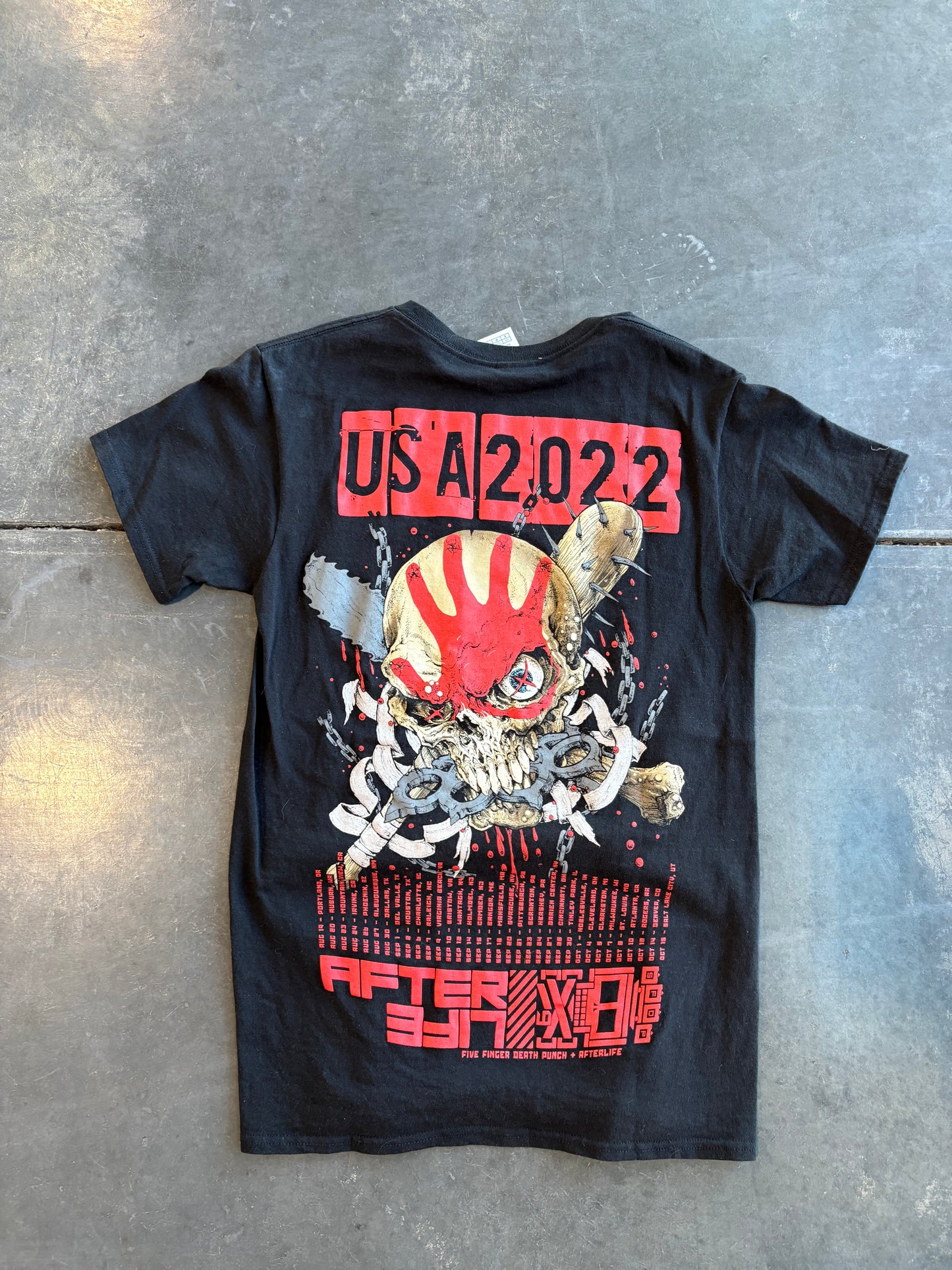 Death Punch 2022 USA Tour Graphic Tee