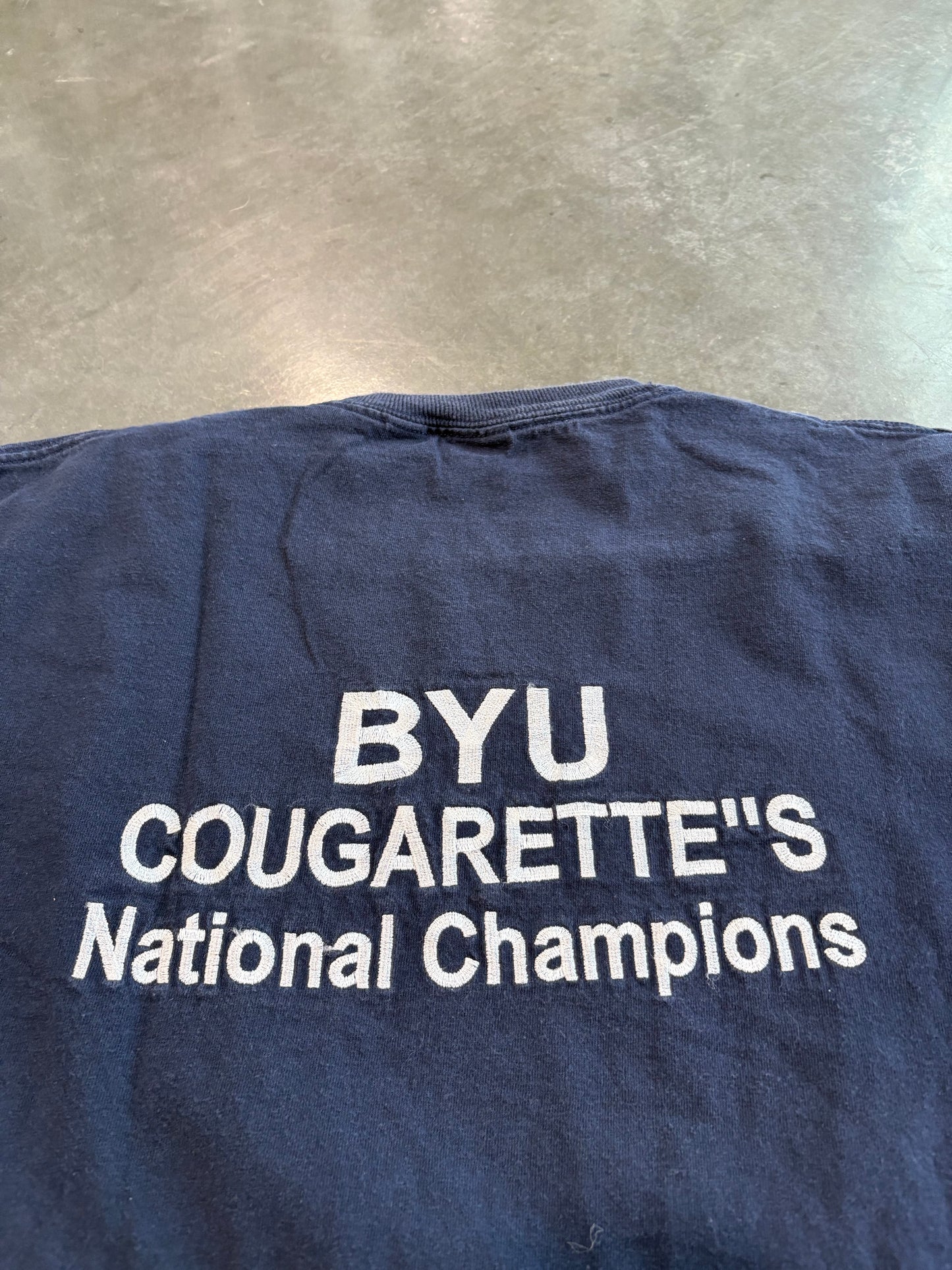 Vintage Y2K BYU Graphic Tee