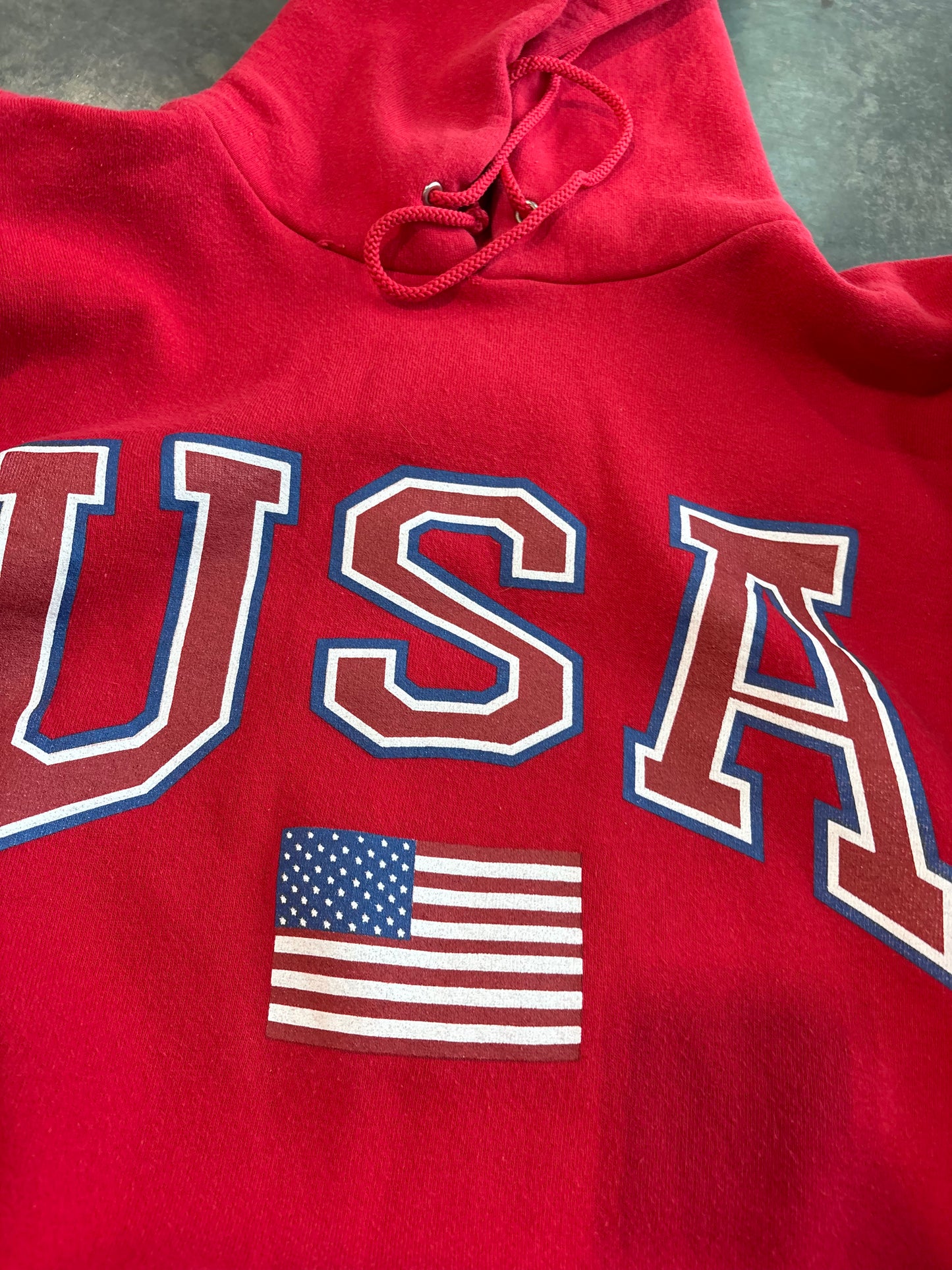 Vintage 90s USA Graphic Heavyweight Hoodie