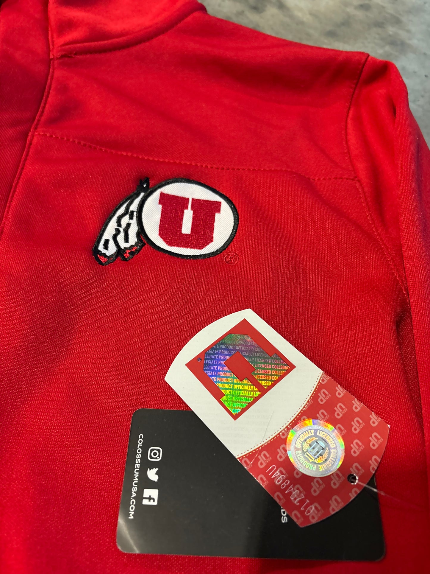 Utah Utes Jacket *NEW WITH TAGS*